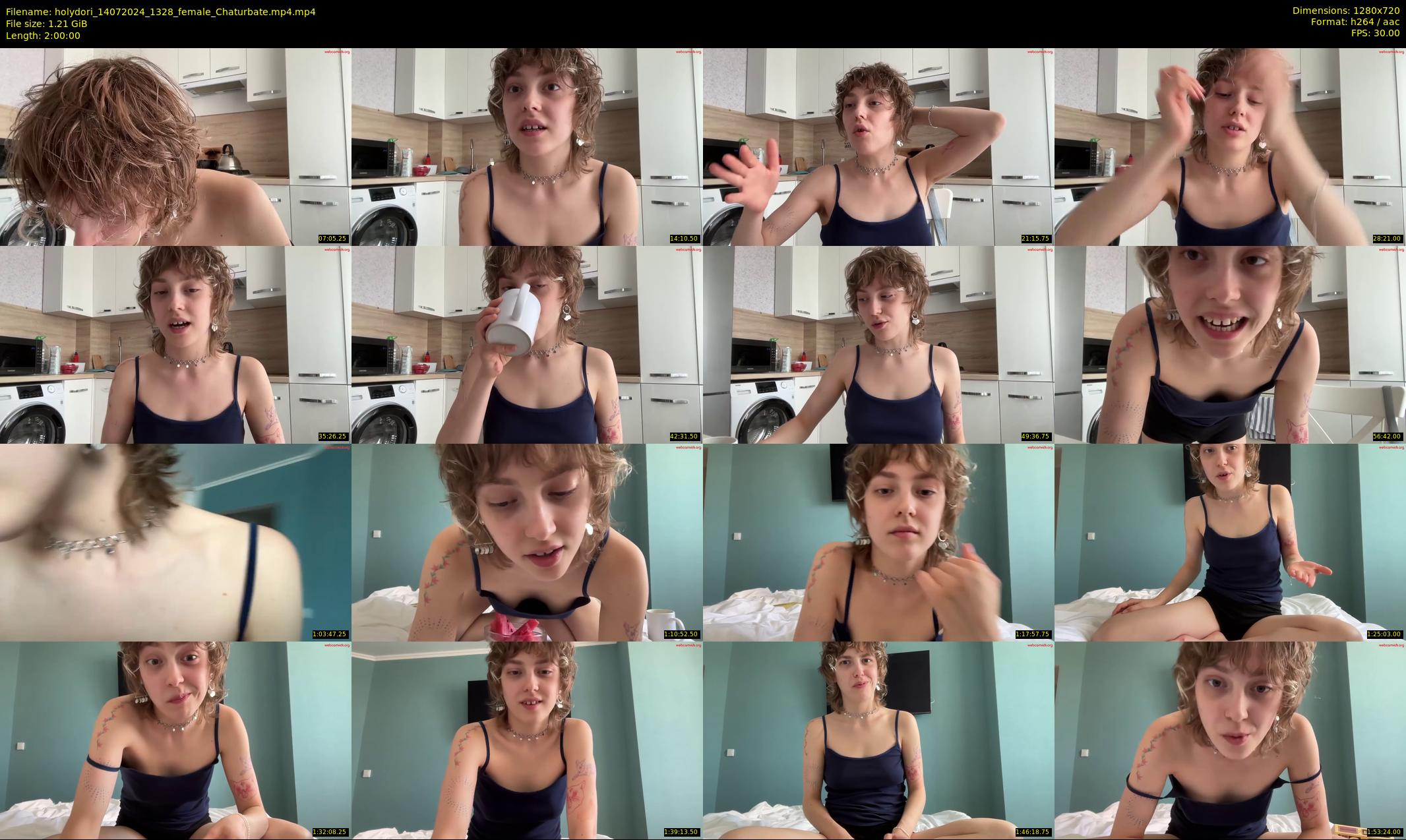 holydori — 120 minute Chaturbate female cam show recording, 720p, Jul 14, 2024