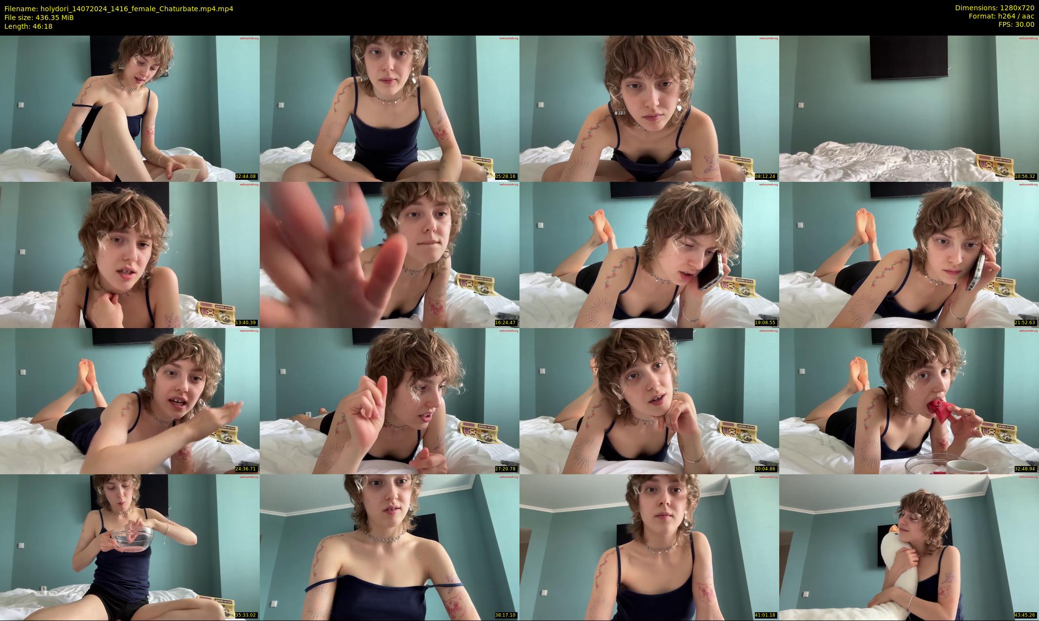 holydori — 47 minute Chaturbate female cam show recording, 720p, Jul 14, 2024