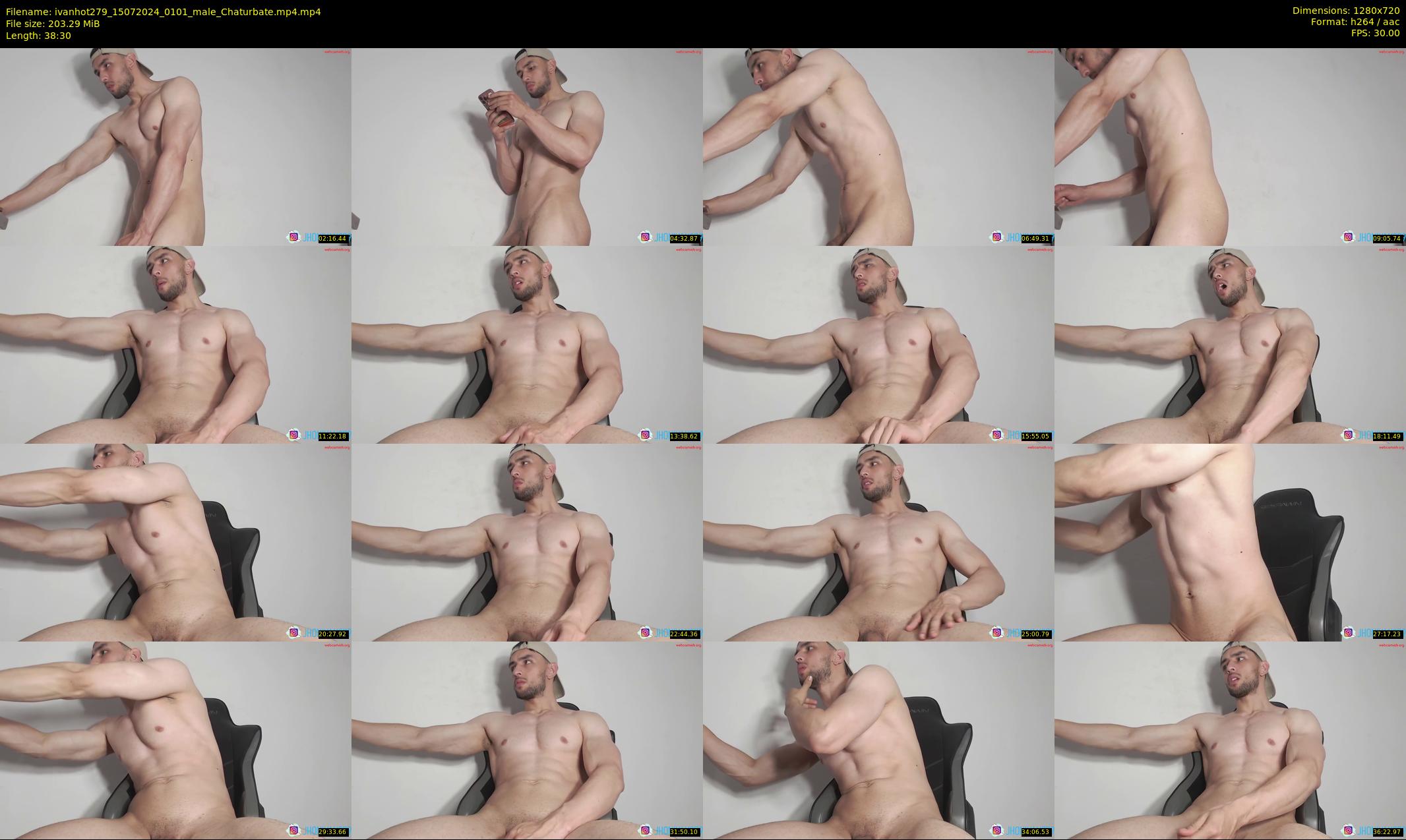 ivanhot279 — 39 minute Chaturbate male cam show recording, 720p, Jul 15, 2024