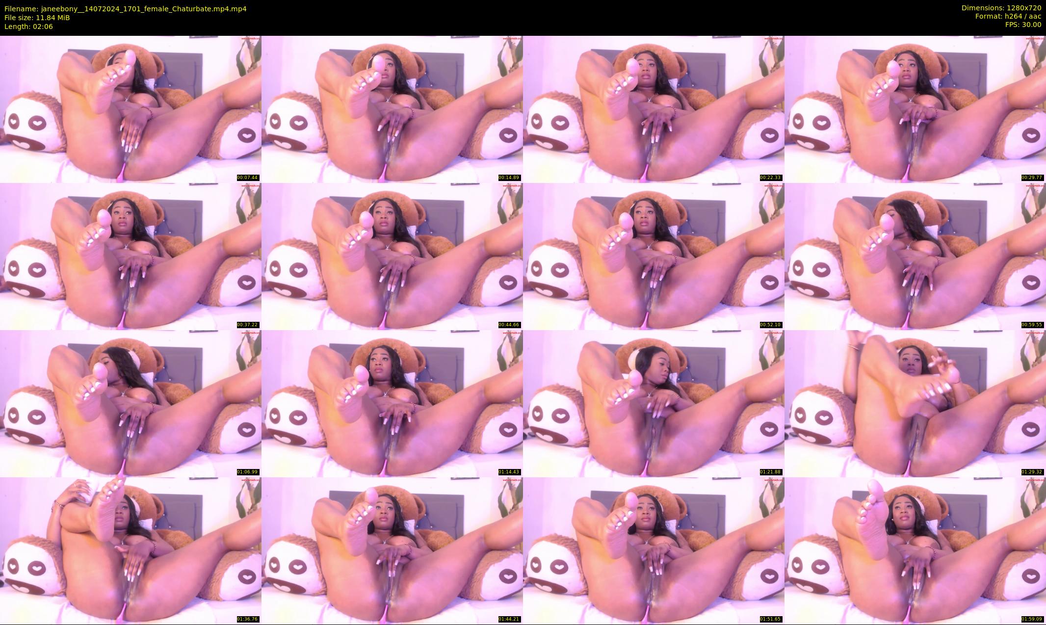 janeebony_ — 3 minute Chaturbate female cam show recording, 720p, Jul 14, 2024