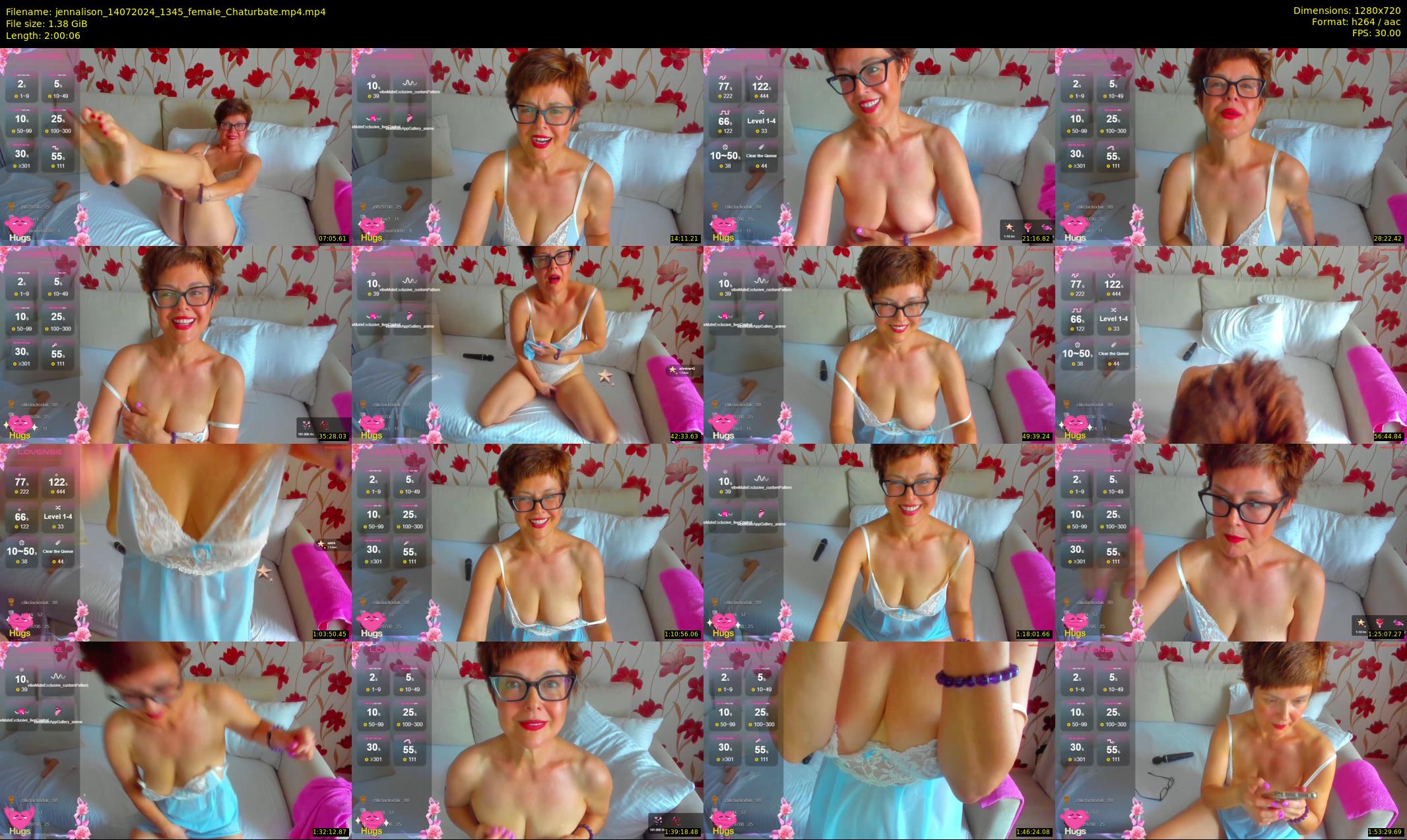 jennalison — 121 minute Chaturbate female cam show recording, 720p, Jul 14, 2024