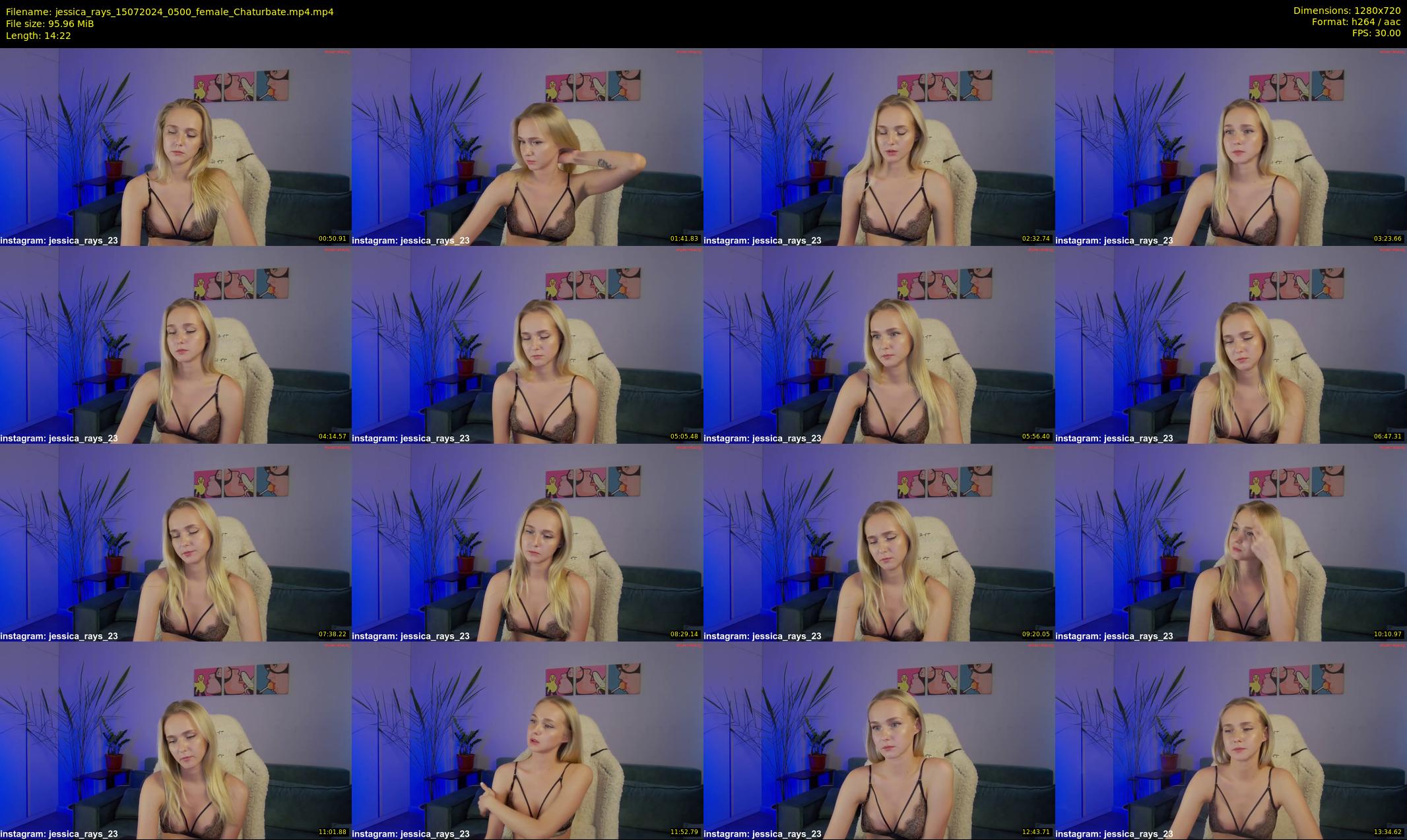 jessica_rays — 15 minute Chaturbate couple cam show recording, 720p, Jul 15, 2024