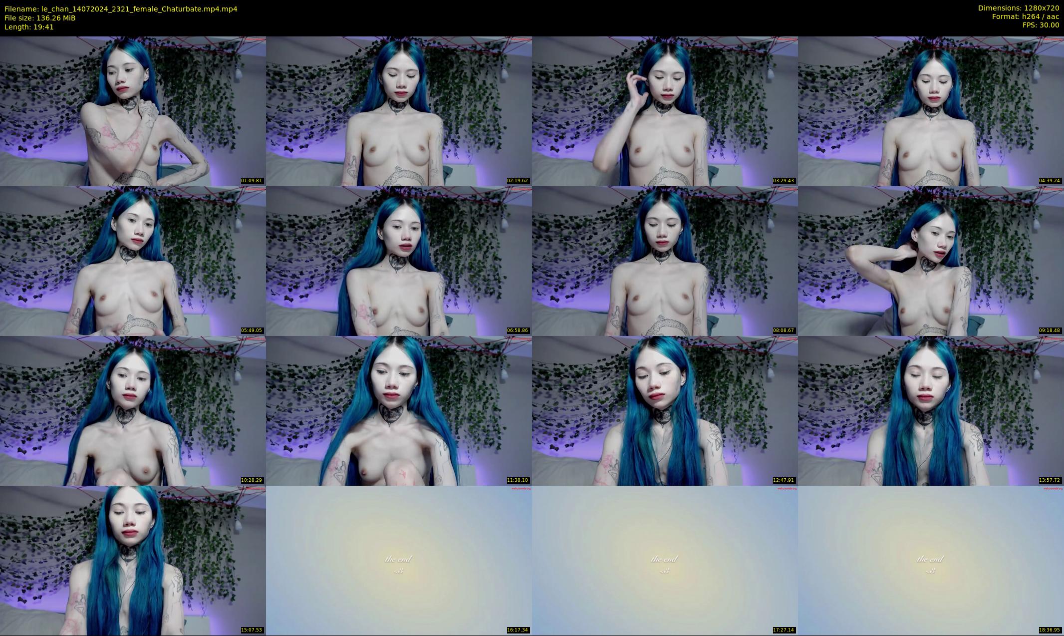 le_chan — 20 minute Chaturbate female cam show recording, 720p, Jul 14, 2024