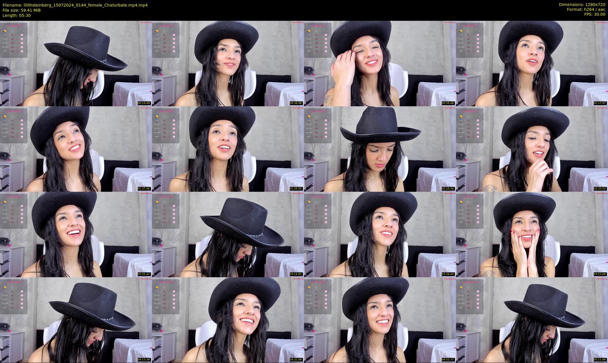 lilithsteinberg — 6 minute Chaturbate female cam show recording, 720p, Jul 15, 2024