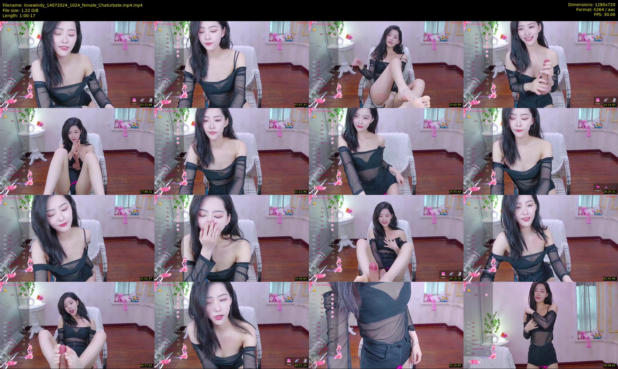 lovewindy — 61 minute Chaturbate female cam show recording, 720p, Jul 14, 2024