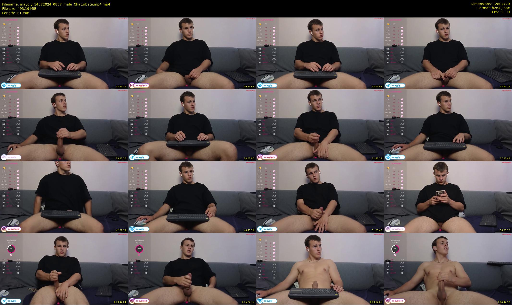 maygly — 80 minute Chaturbate male cam show recording, 720p, Jul 14, 2024