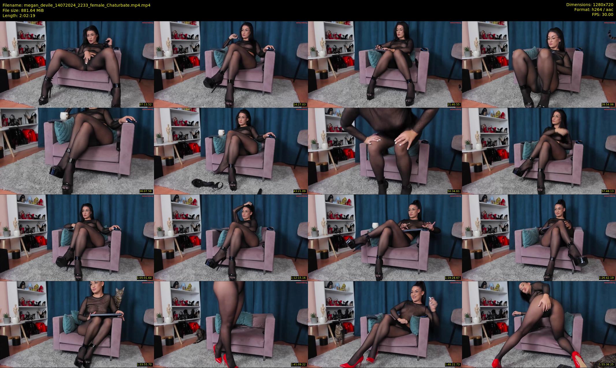 megan_devile — 123 minute Chaturbate female cam show recording, 720p, Jul 14, 2024