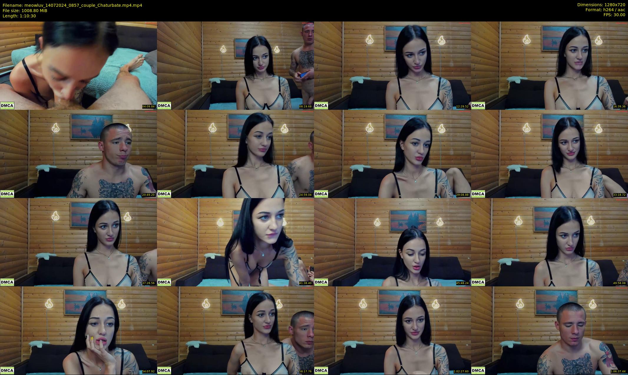 meowluv — 71 minute Chaturbate couple cam show recording, 720p, Jul 14, 2024