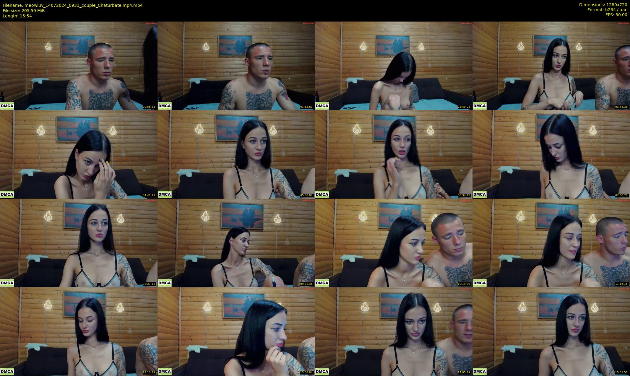 meowluv — 16 minute Chaturbate couple cam show recording, 720p, Jul 14, 2024