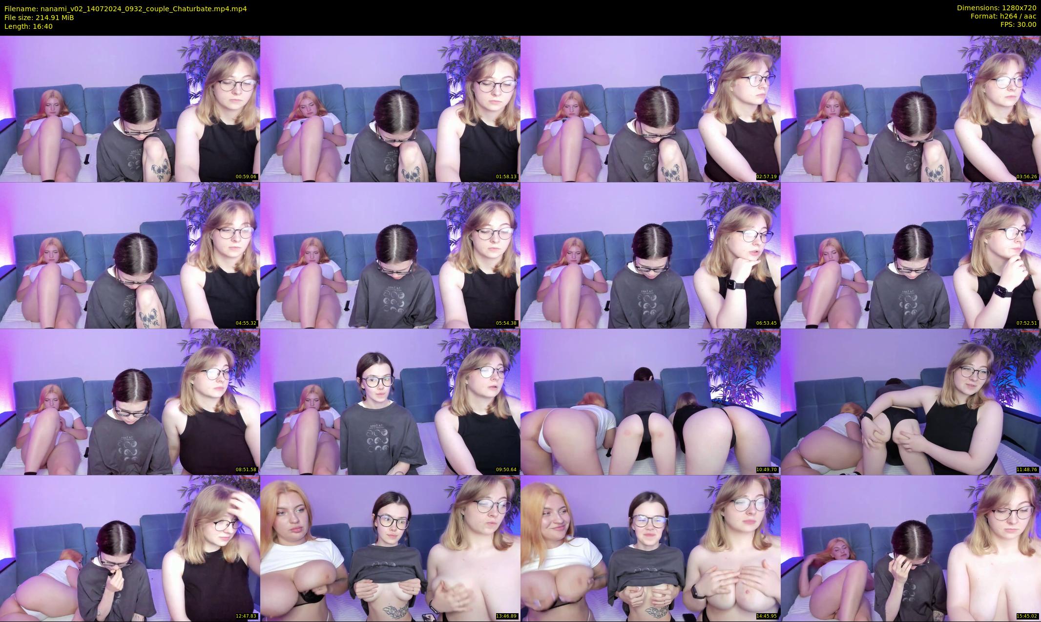 nanami_v02 — 17 minute Chaturbate couple cam show recording, 720p, Jul 14, 2024