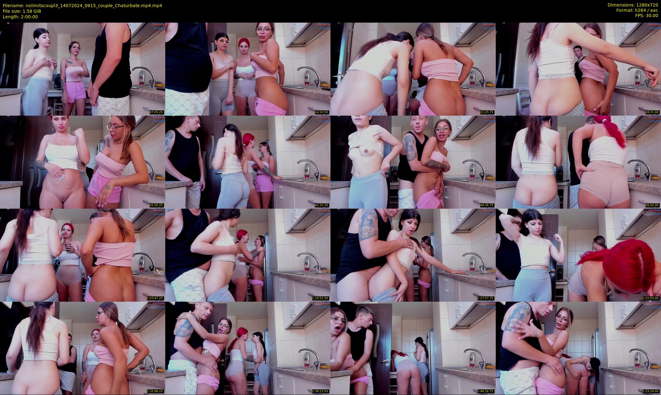 nolimitscoupl3 — 120 minute Chaturbate couple cam show recording, 720p, Jul 14, 2024