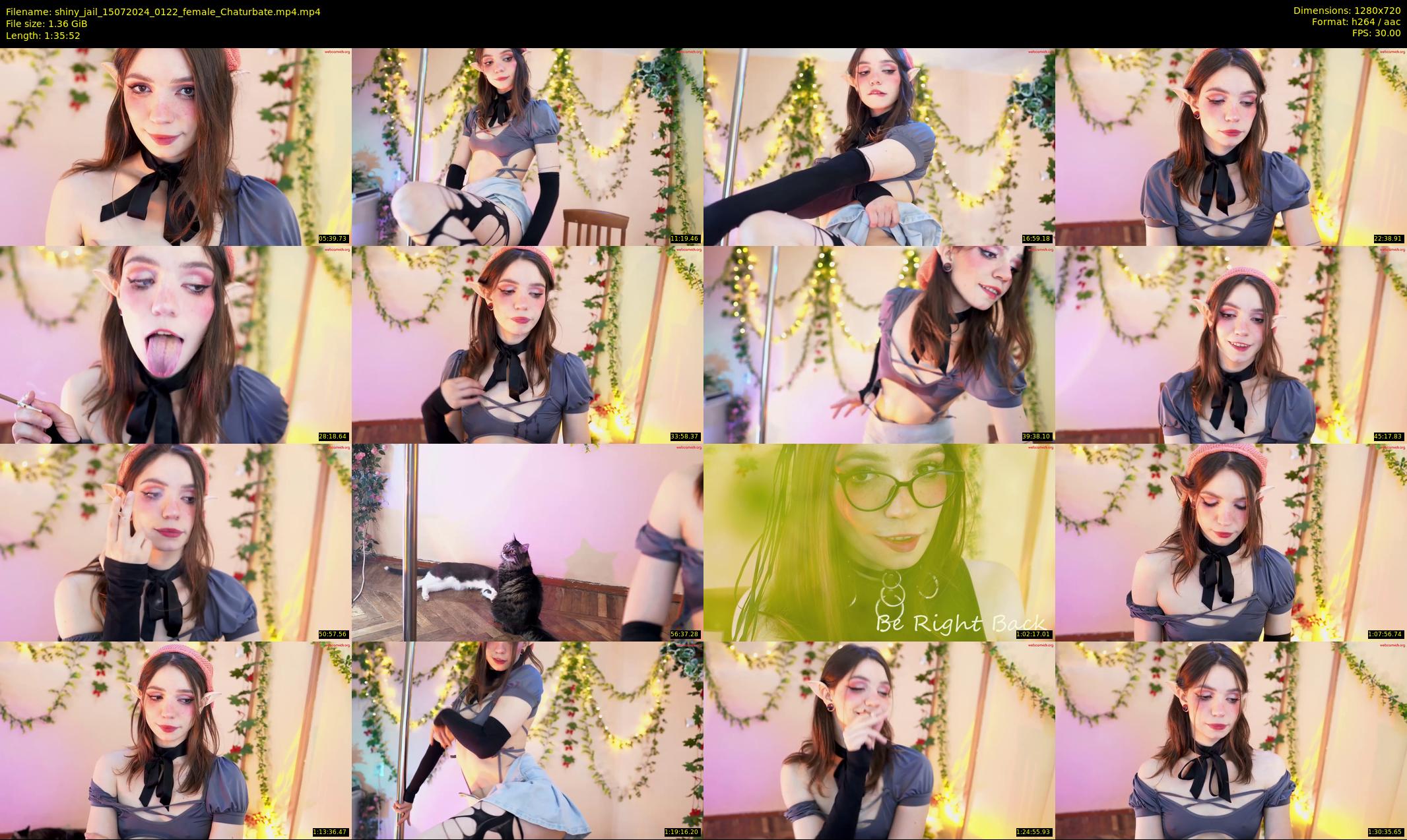 shiny_jail — 96 minute Chaturbate female cam show recording, 720p, Jul 15, 2024