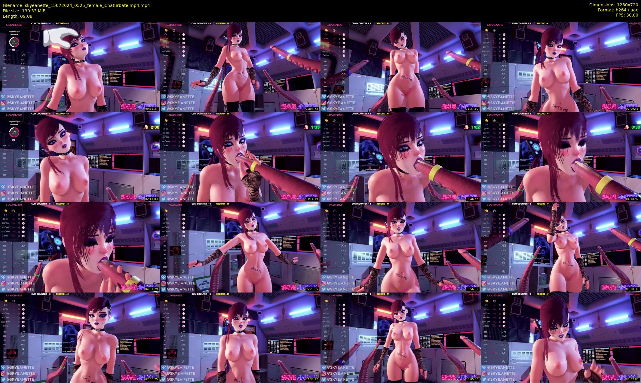 skyeanette — 10 minute Chaturbate female cam show recording, 720p, Jul 15, 2024
