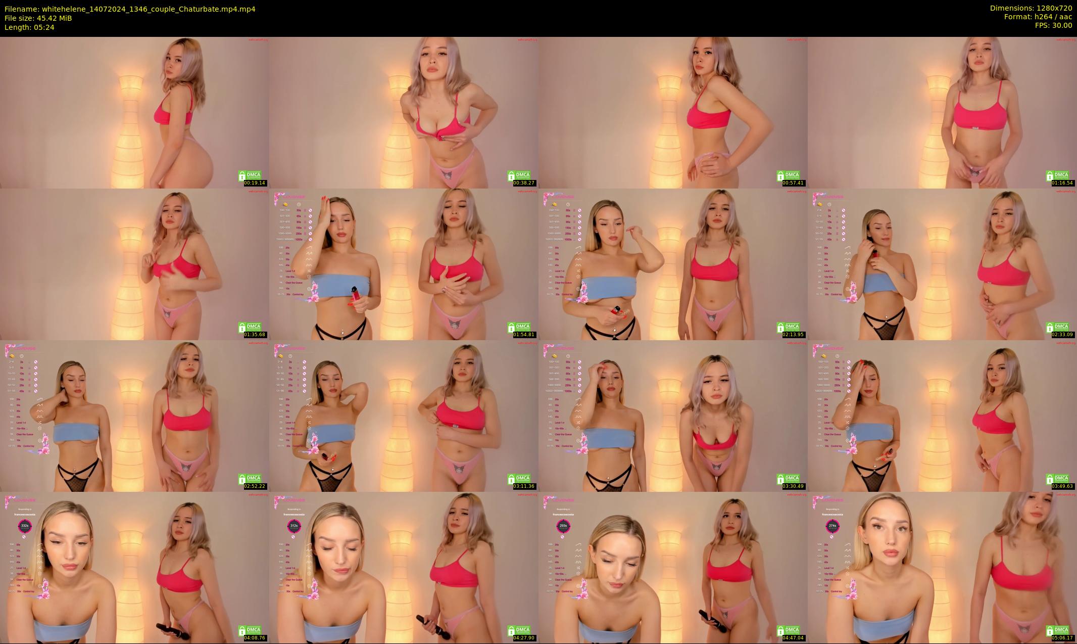 whitehelene — 6 minute Chaturbate female cam show recording, 720p, Jul 14, 2024
