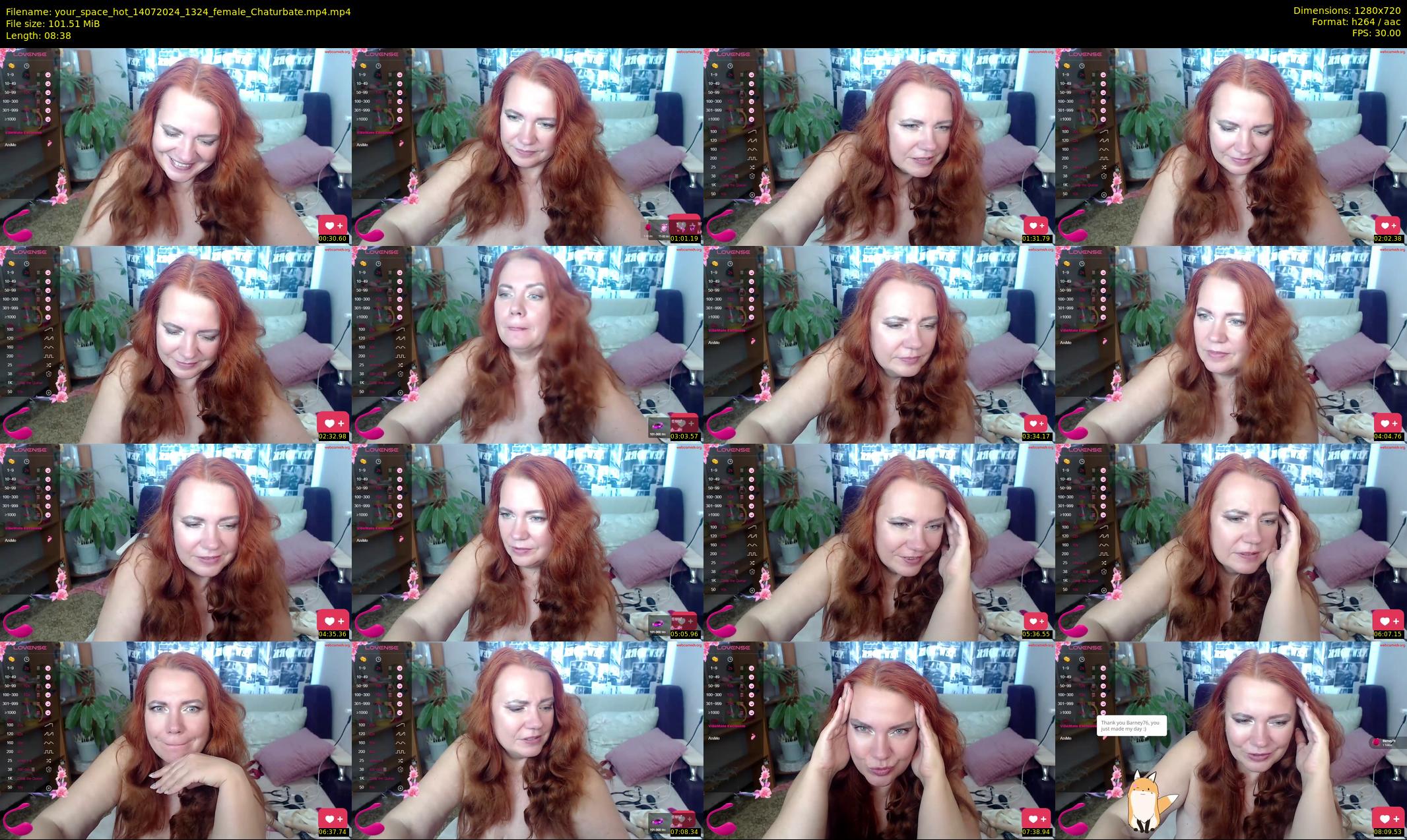 your_space_hot — 9 minute Chaturbate female cam show recording, 720p, Jul 14, 2024