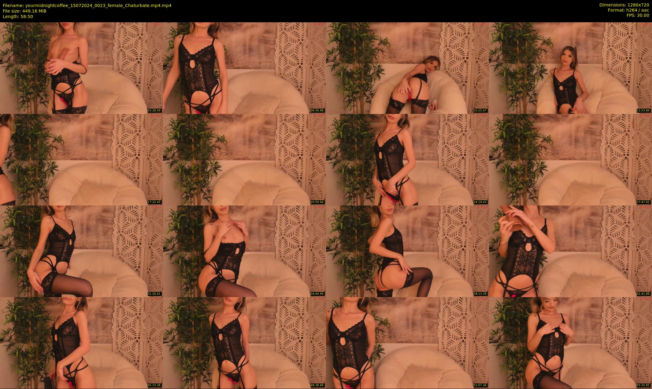 yourmidnightcoffee — 59 minute Chaturbate female cam show recording, 720p, Jul 15, 2024