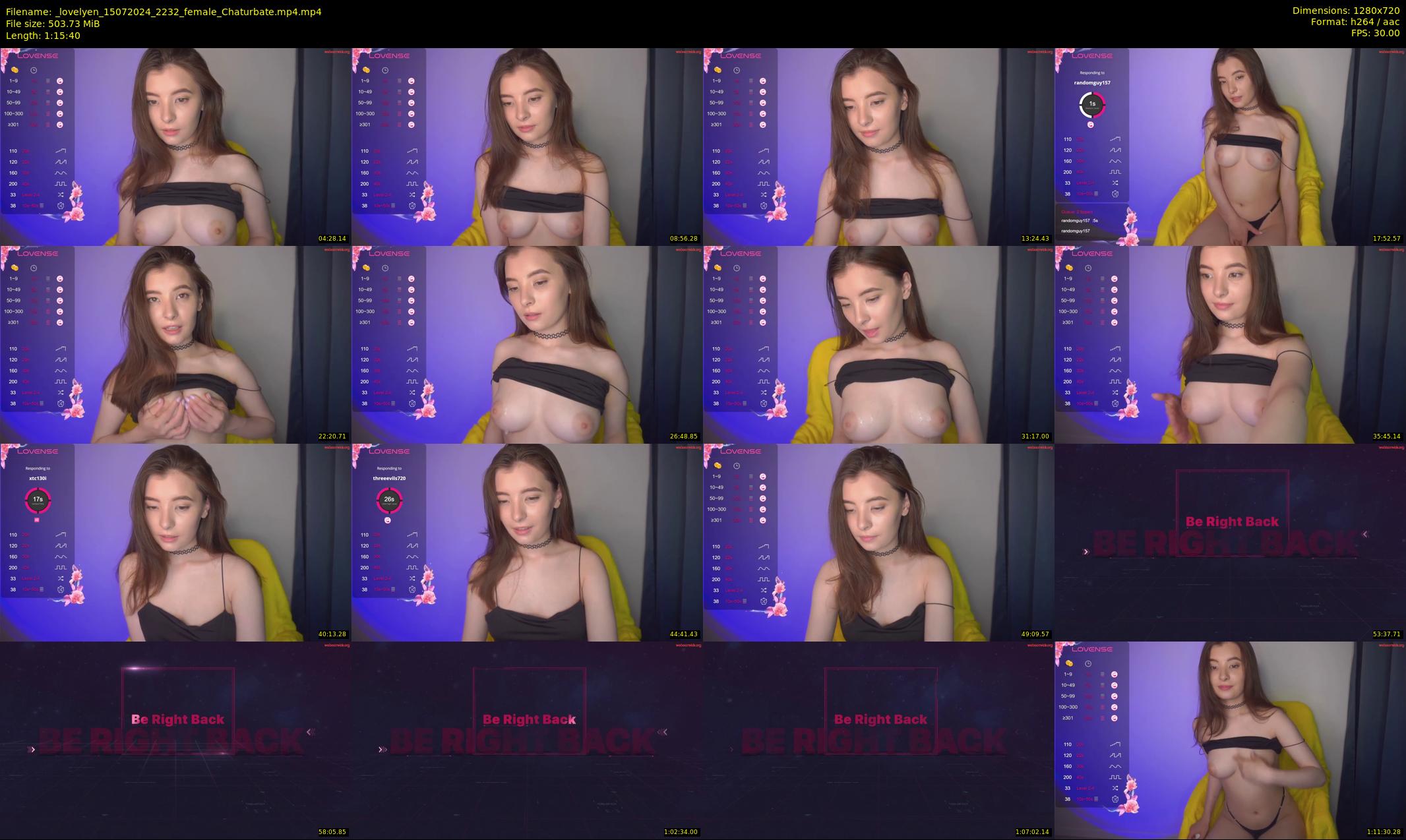 _lovelyen — 76 minute Chaturbate female cam show recording, 720p, Jul 15, 2024