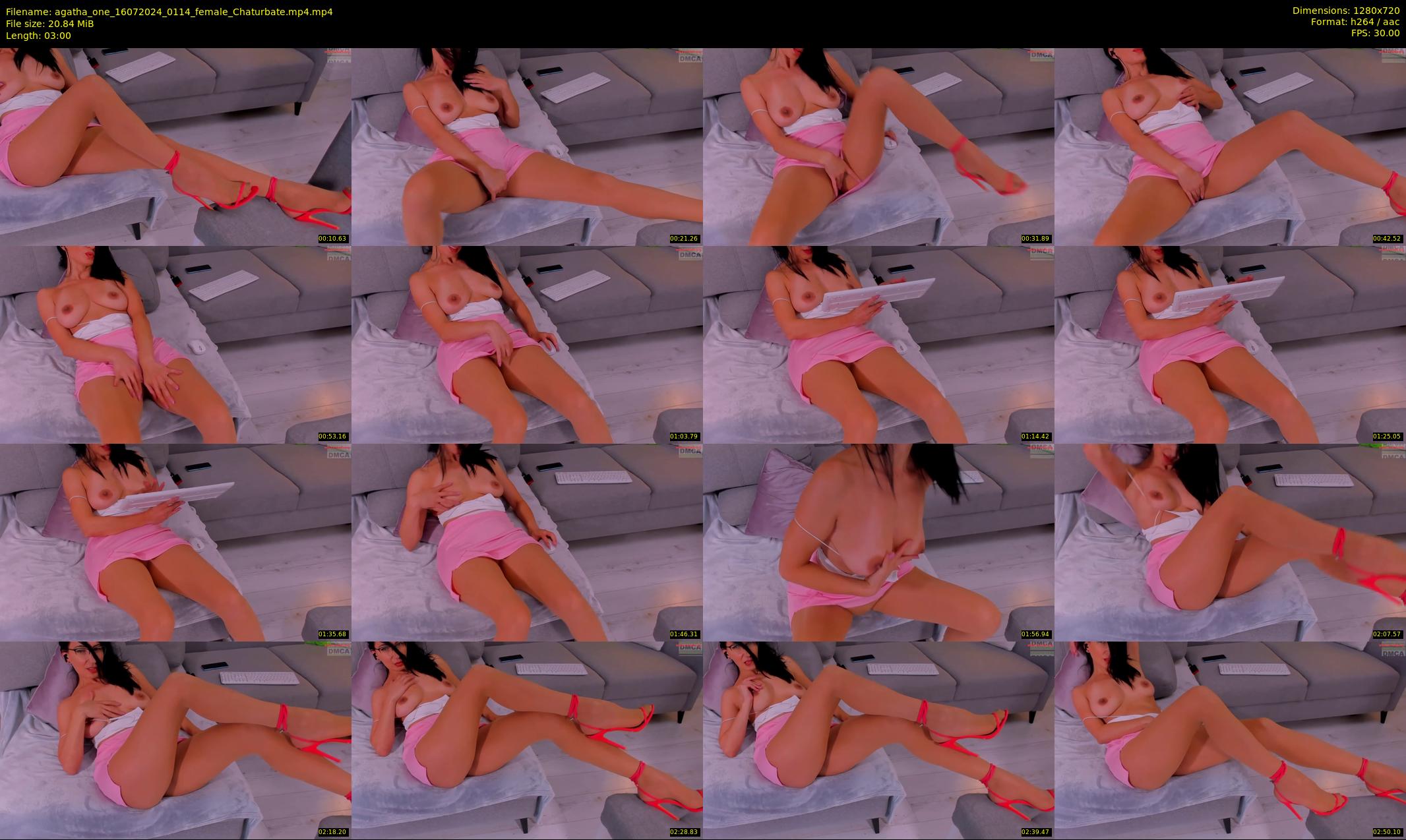 agatha_one — 3 minute Chaturbate female cam show recording, 720p, Jul 16, 2024