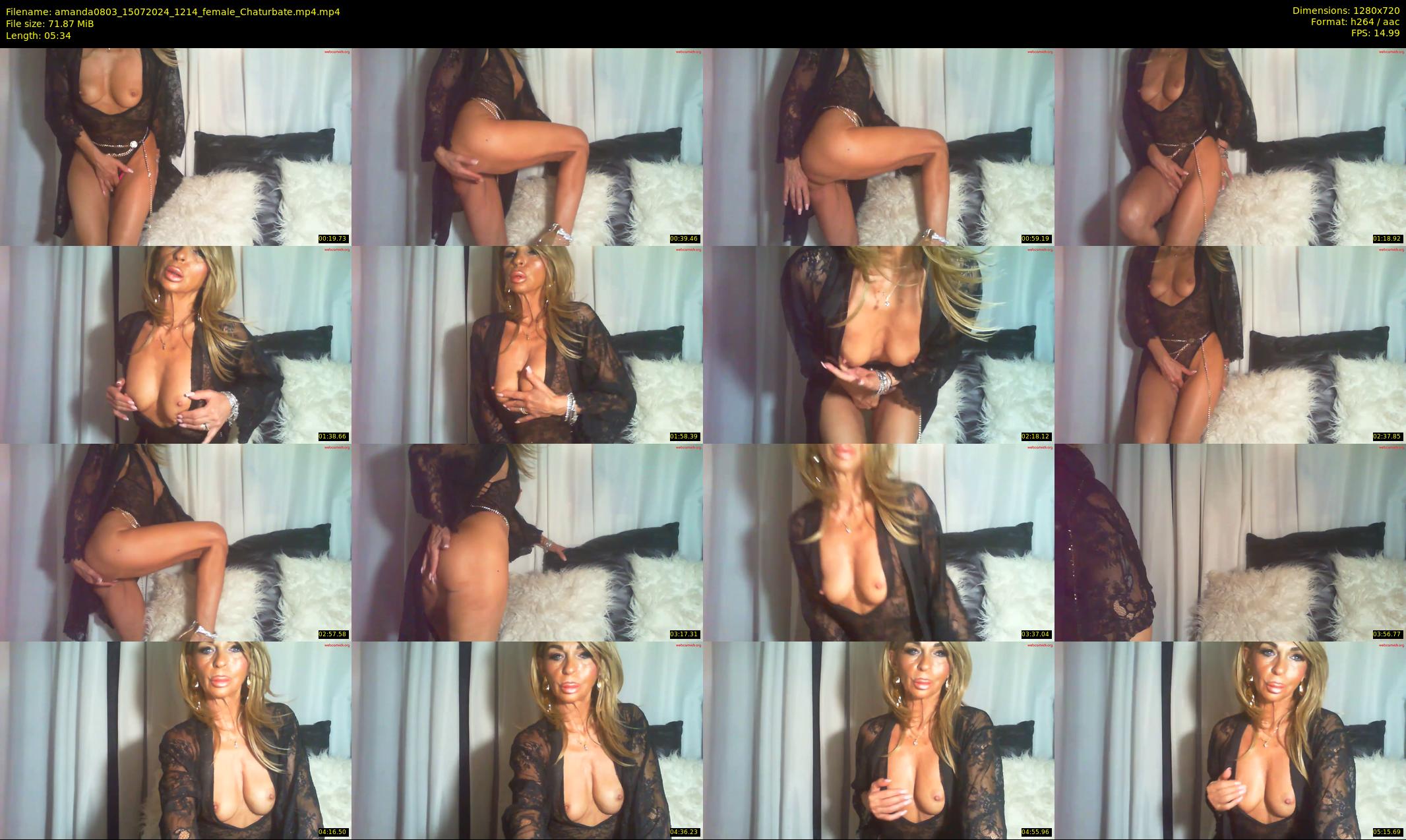 amanda0803 — 6 minute Chaturbate female cam show recording, 720p, Jul 15, 2024