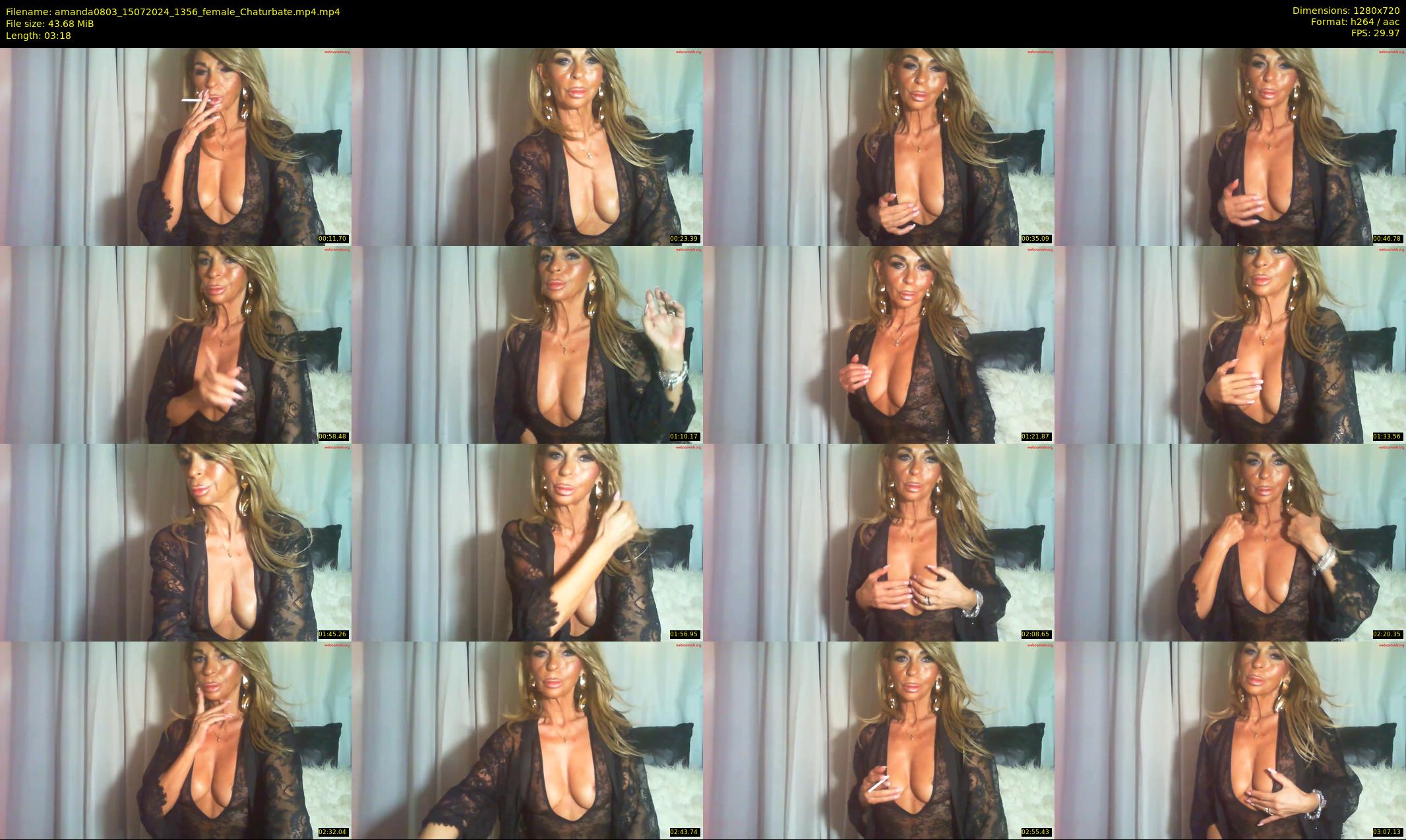 amanda0803 — 4 minute Chaturbate female cam show recording, 720p, Jul 15, 2024