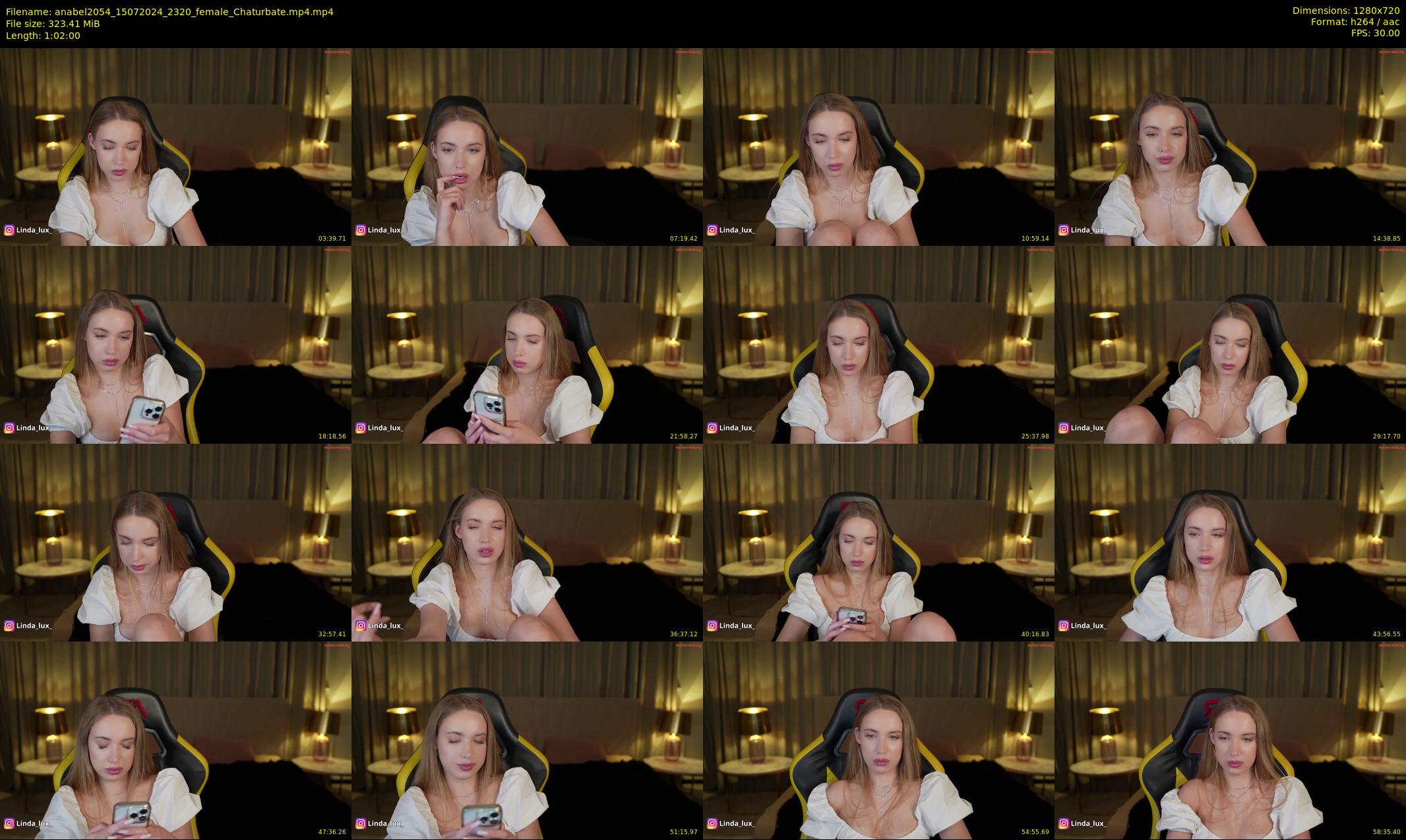 anabel2054 — 62 minute Chaturbate female cam show recording, 720p, Jul 15, 2024