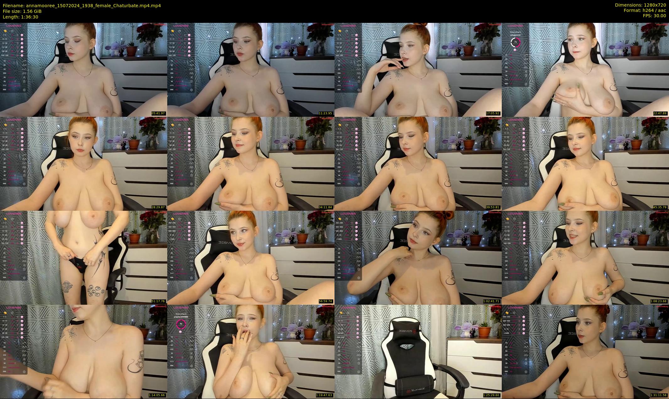 annamooree — 97 minute Chaturbate female cam show recording, 720p, Jul 15, 2024