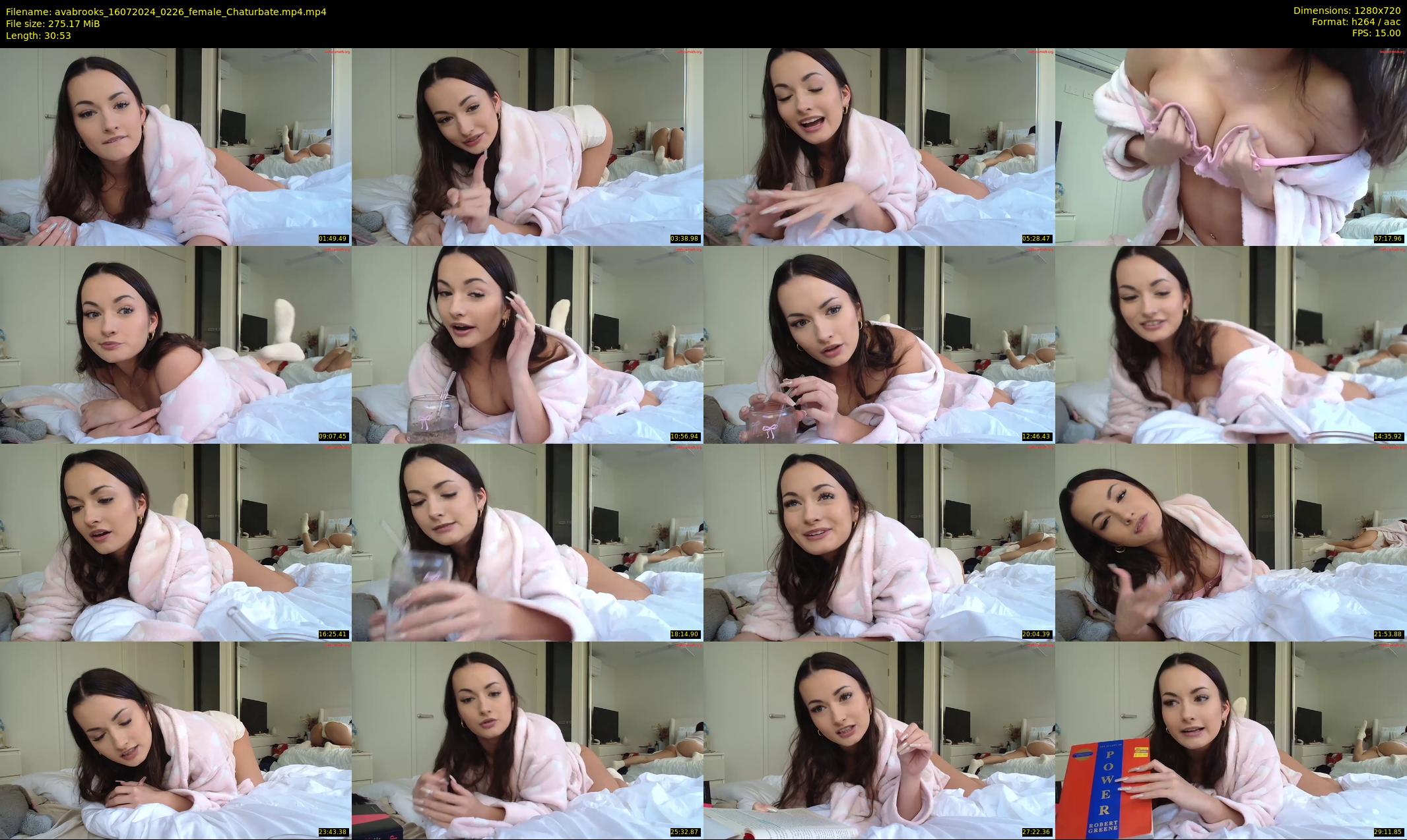 avabrooks — 31 minute Chaturbate female cam show recording, 720p, Jul 16, 2024