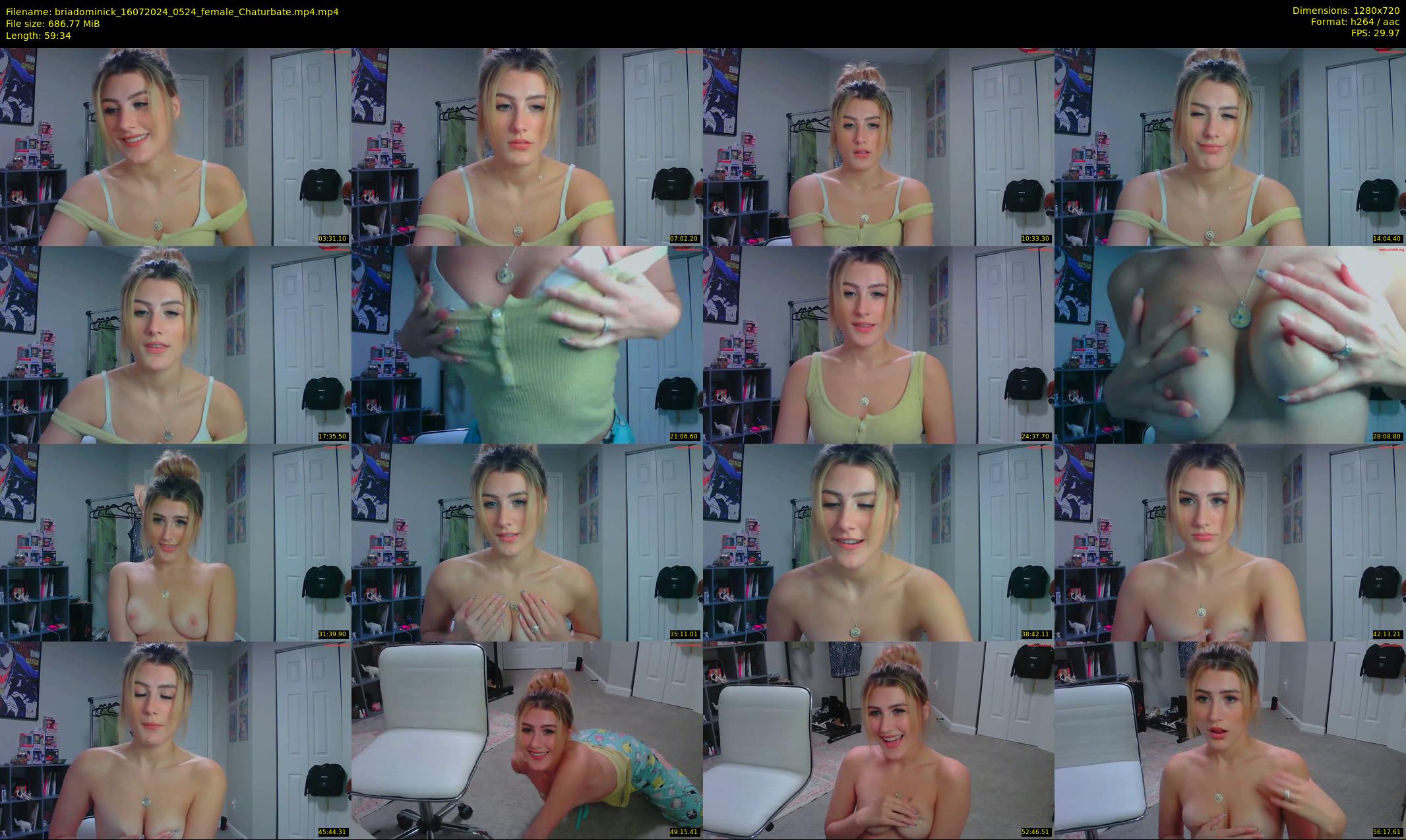 briadominick — 60 minute Chaturbate couple cam show recording, 720p, Jul 16, 2024