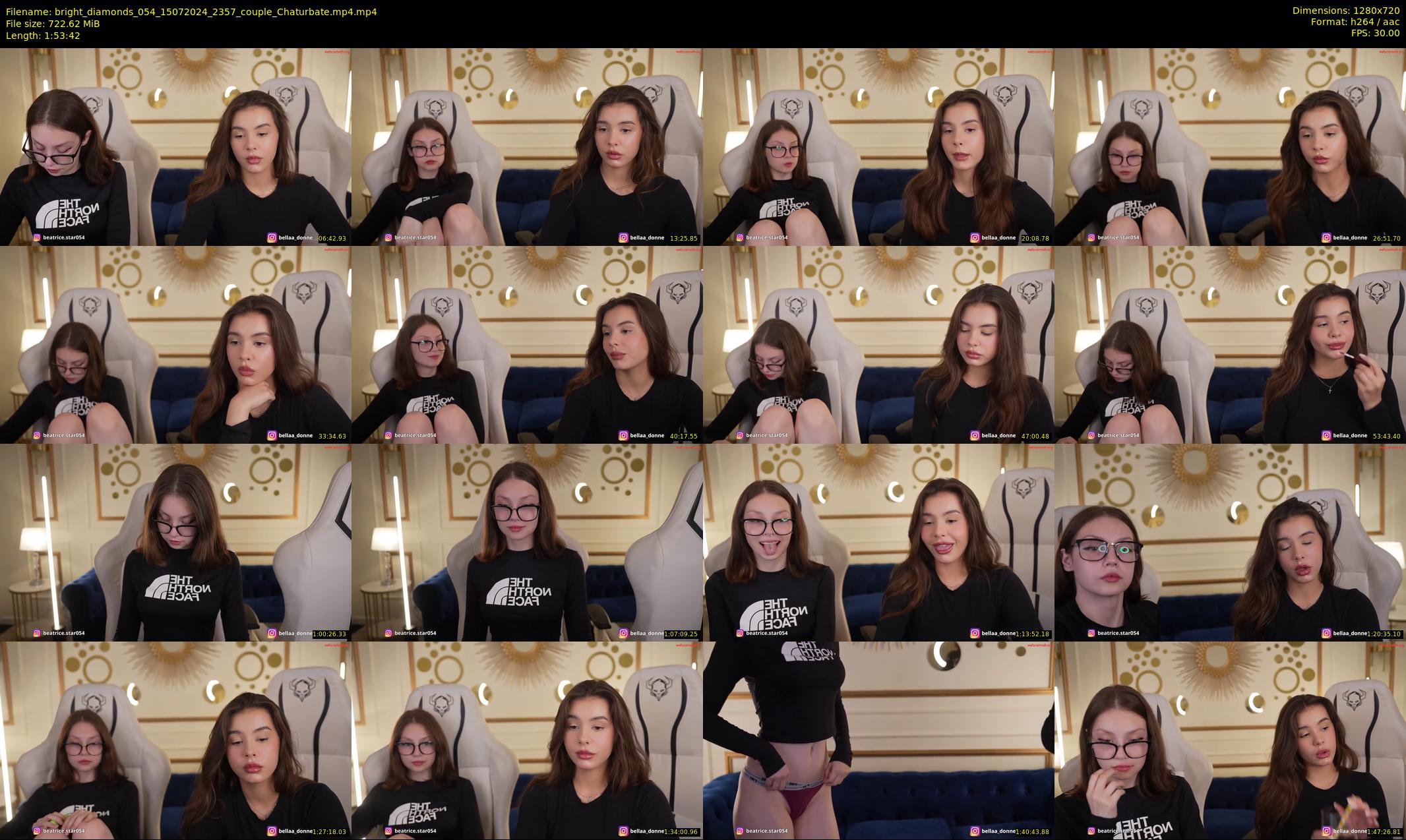 bright_diamonds_054 — 114 minute Chaturbate couple cam show recording, 720p, Jul 15, 2024