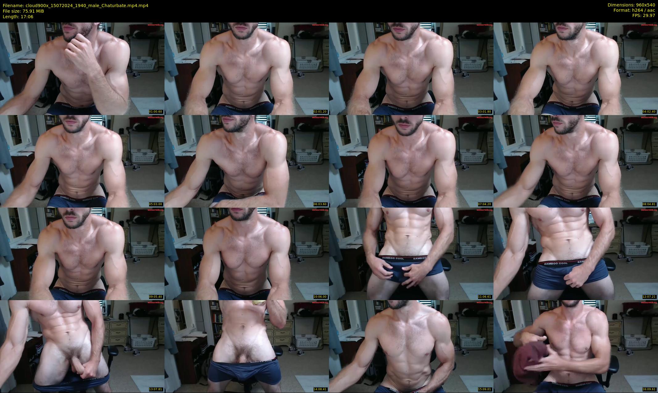 cloud900x — 18 minute Chaturbate male cam show recording, 480p, Jul 15, 2024