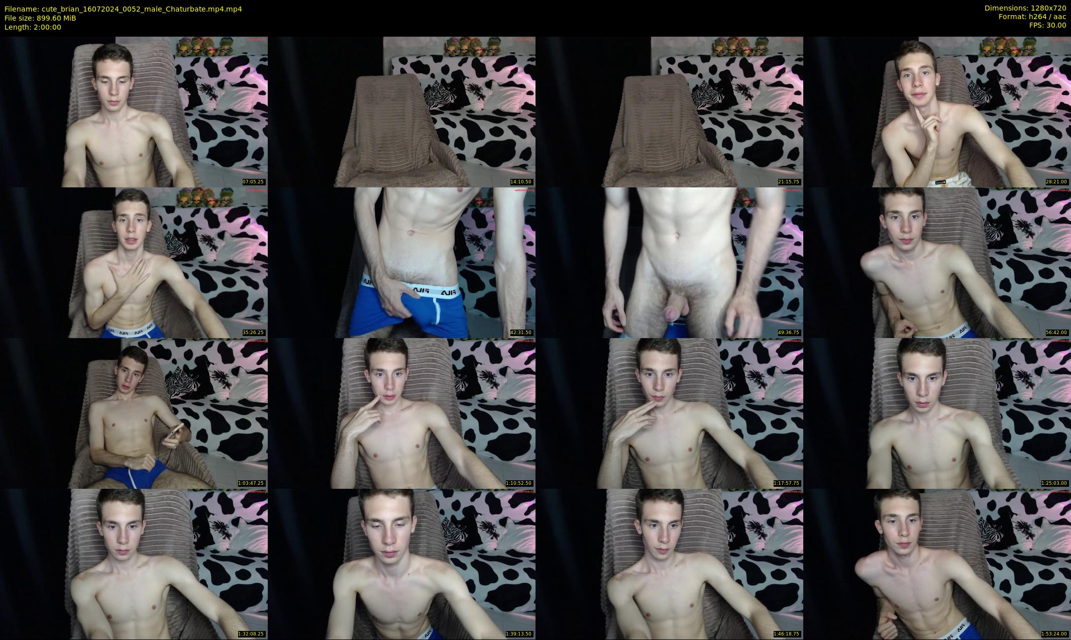 cute_brian — 120 minute Chaturbate male cam show recording, 720p, Jul 16, 2024