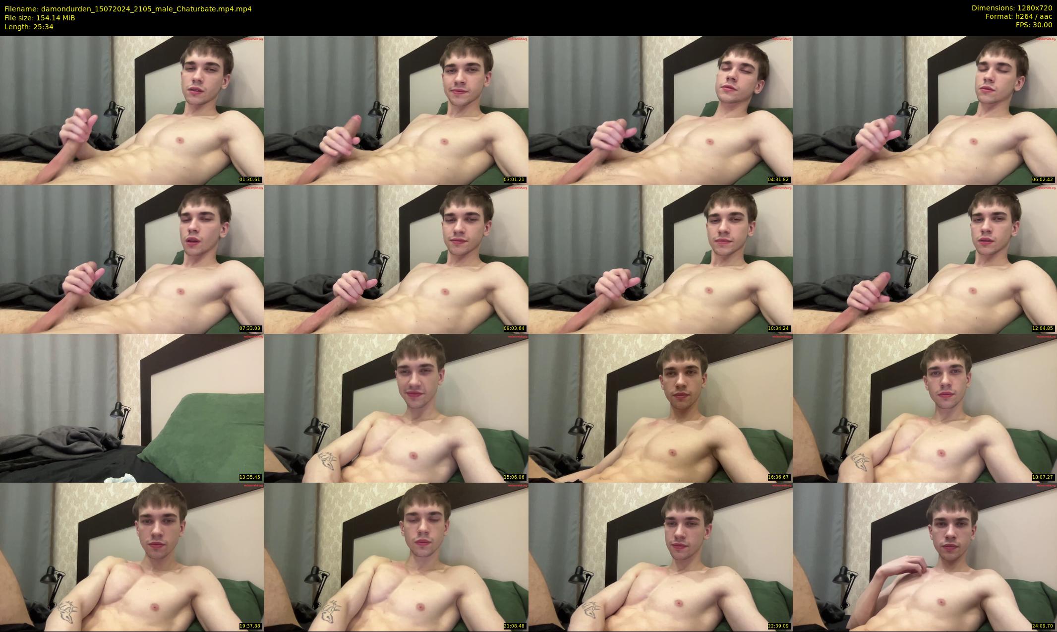 damondurden — 26 minute Chaturbate male cam show recording, 720p, Jul 15, 2024