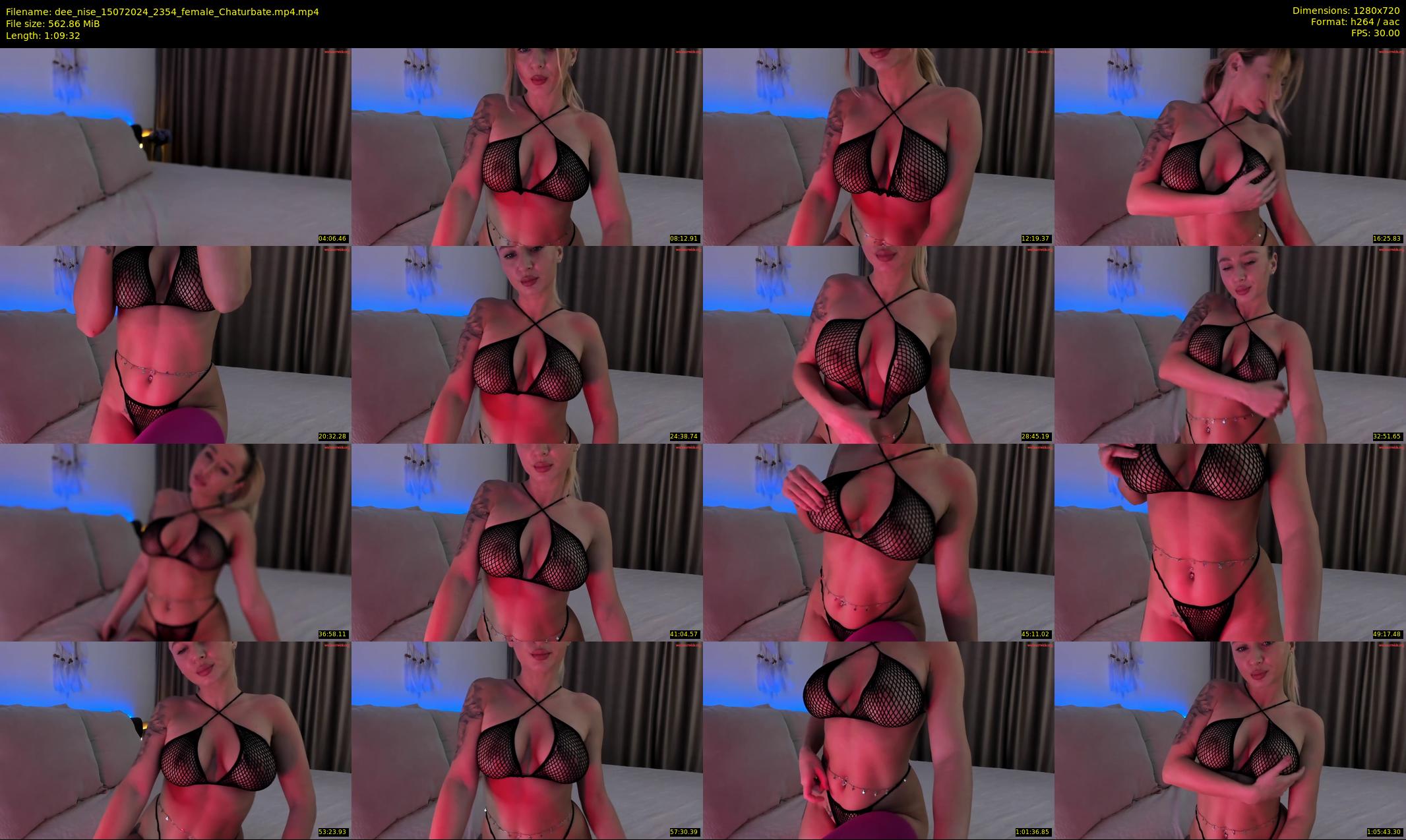 dee_nise — 70 minute Chaturbate female cam show recording, 720p, Jul 15, 2024