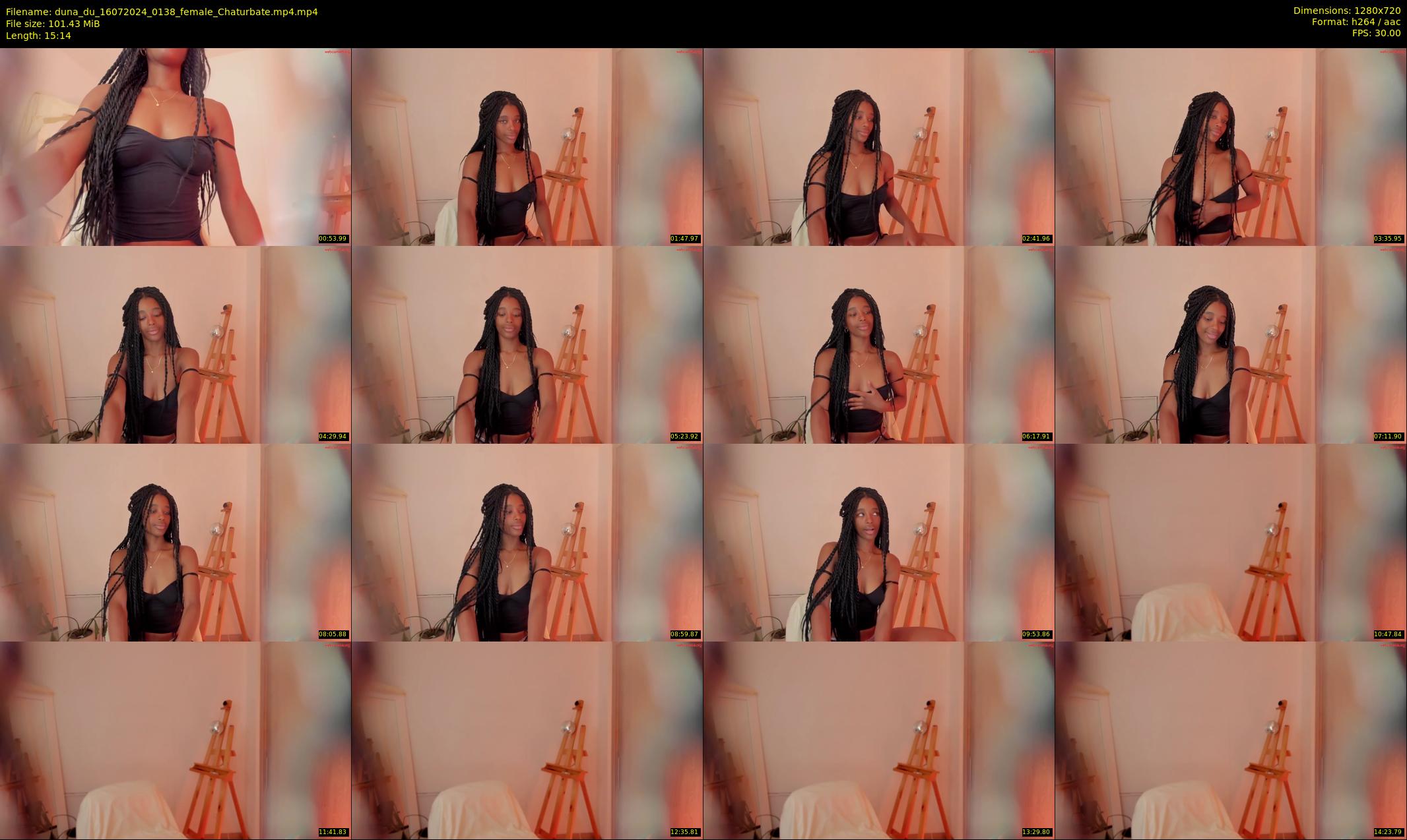 duna_du — 16 minute Chaturbate female cam show recording, 720p, Jul 16, 2024