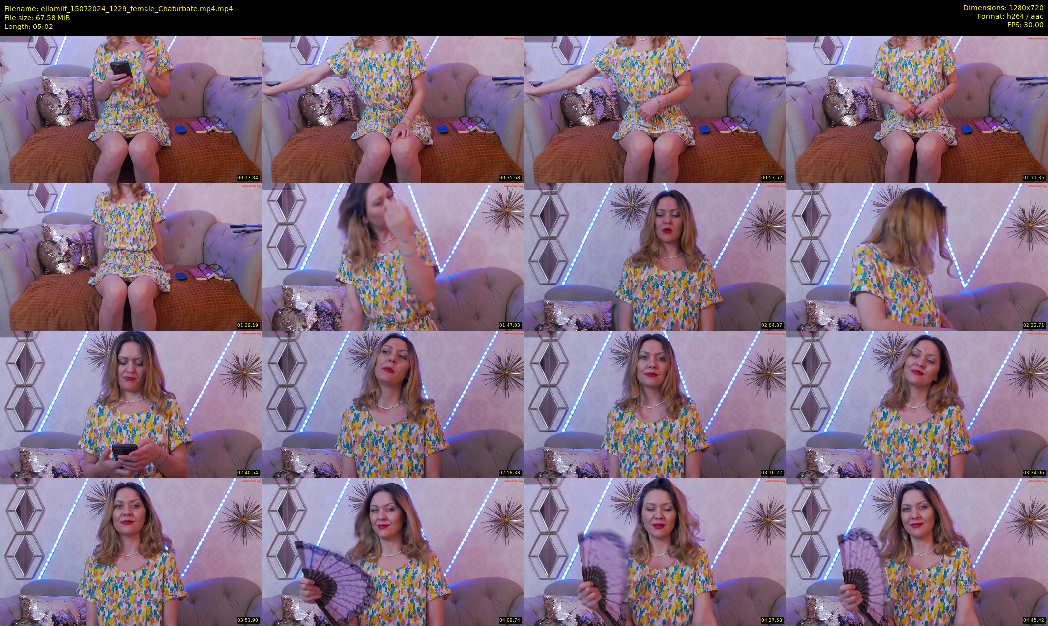 ellamilf — 6 minute Chaturbate female cam show recording, 720p, Jul 15, 2024