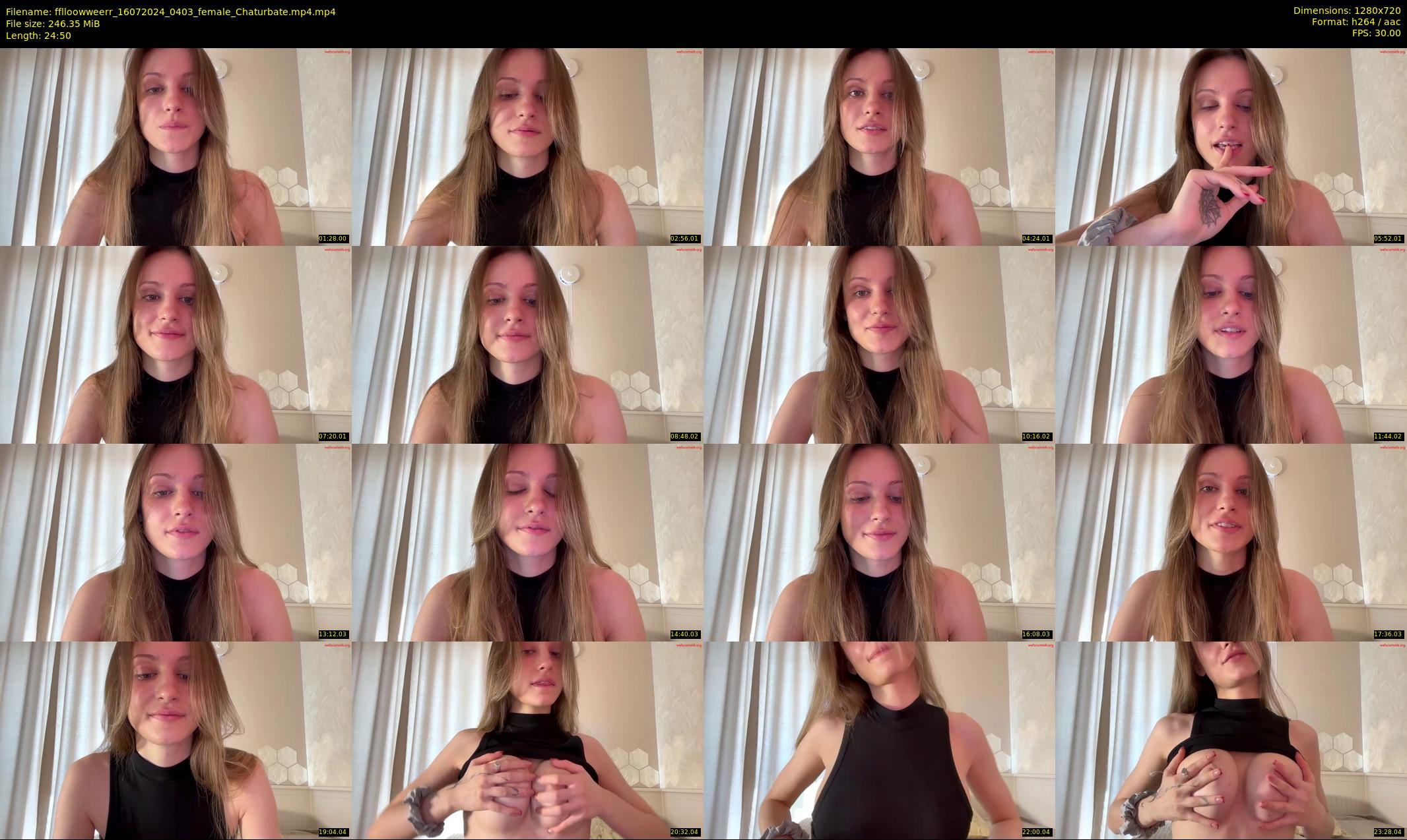 fflloowweerr — 25 minute Chaturbate couple cam show recording, 720p, Jul 16, 2024