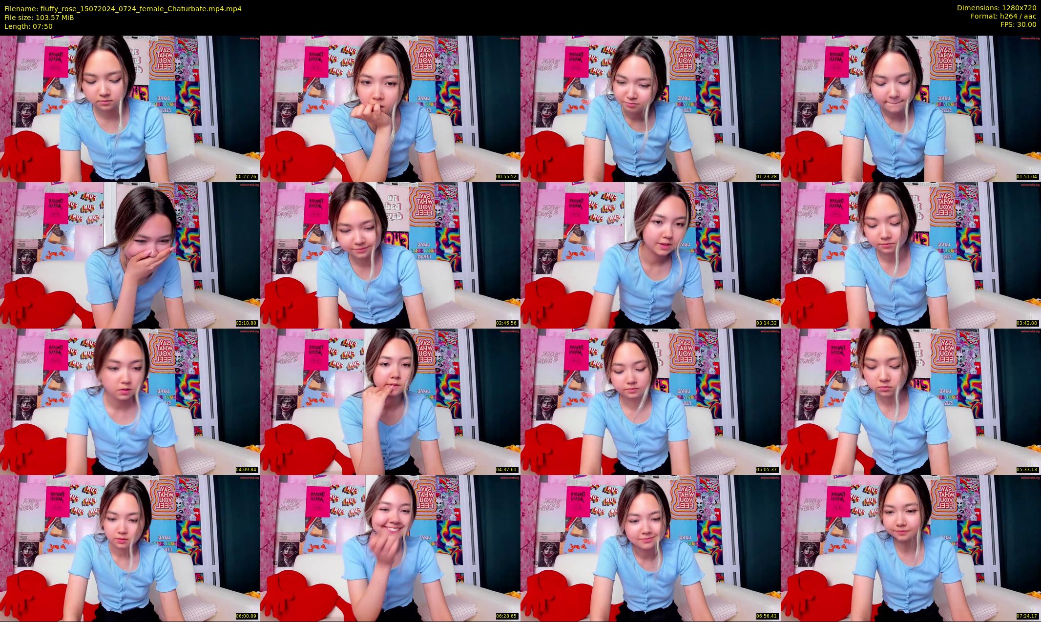 fluffy_rose — 8 minute Chaturbate female cam show recording, 720p, Jul 15, 2024