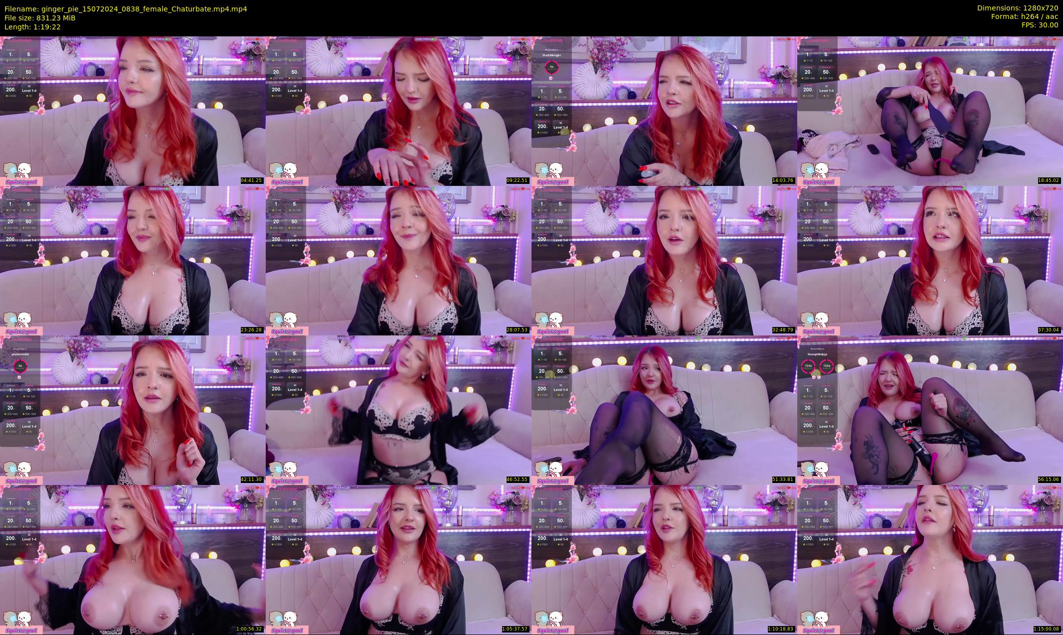 ginger_pie — 80 minute Chaturbate female cam show recording, 720p, Jul 15, 2024