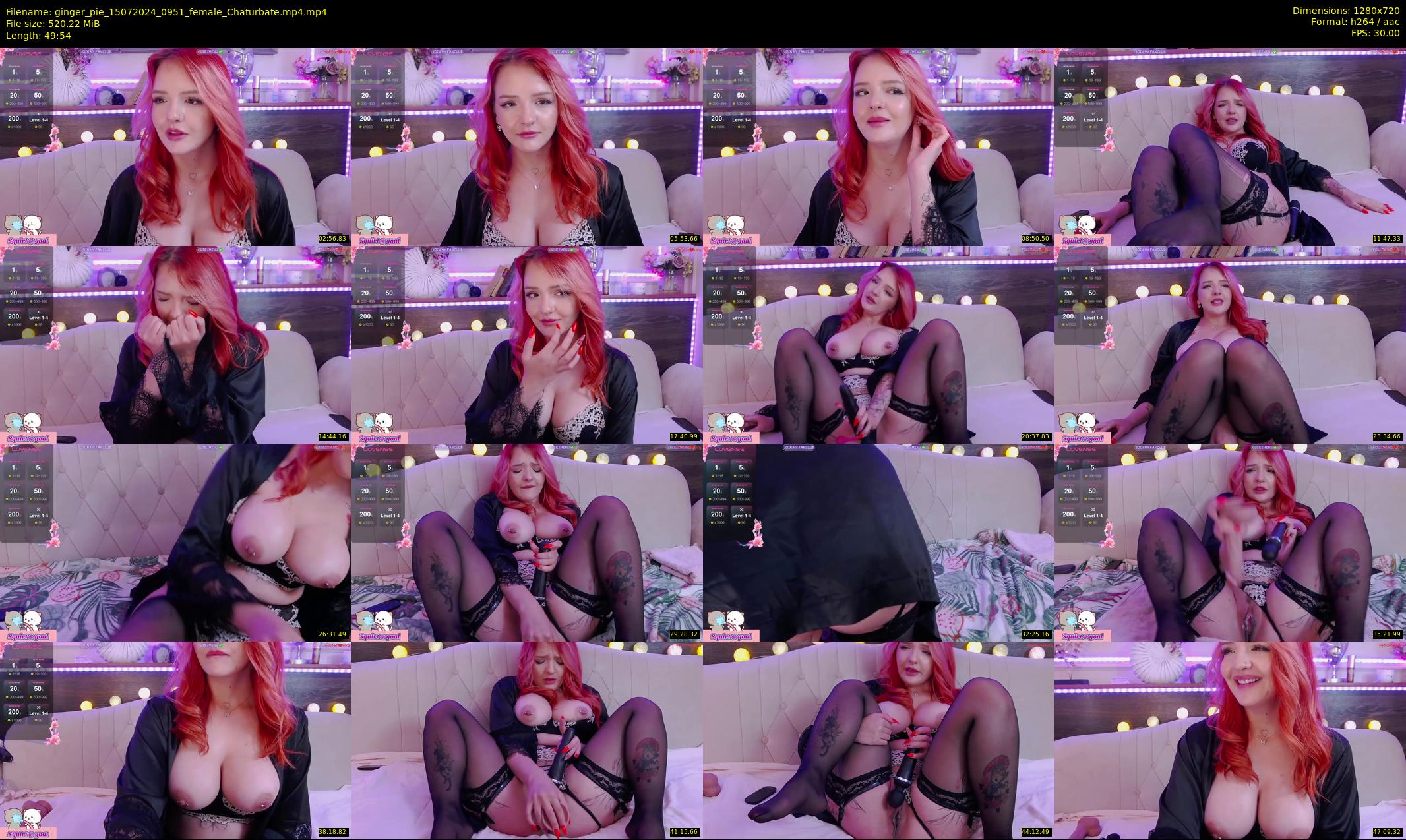 ginger_pie — 50 minute Chaturbate female cam show recording, 720p, Jul 15, 2024