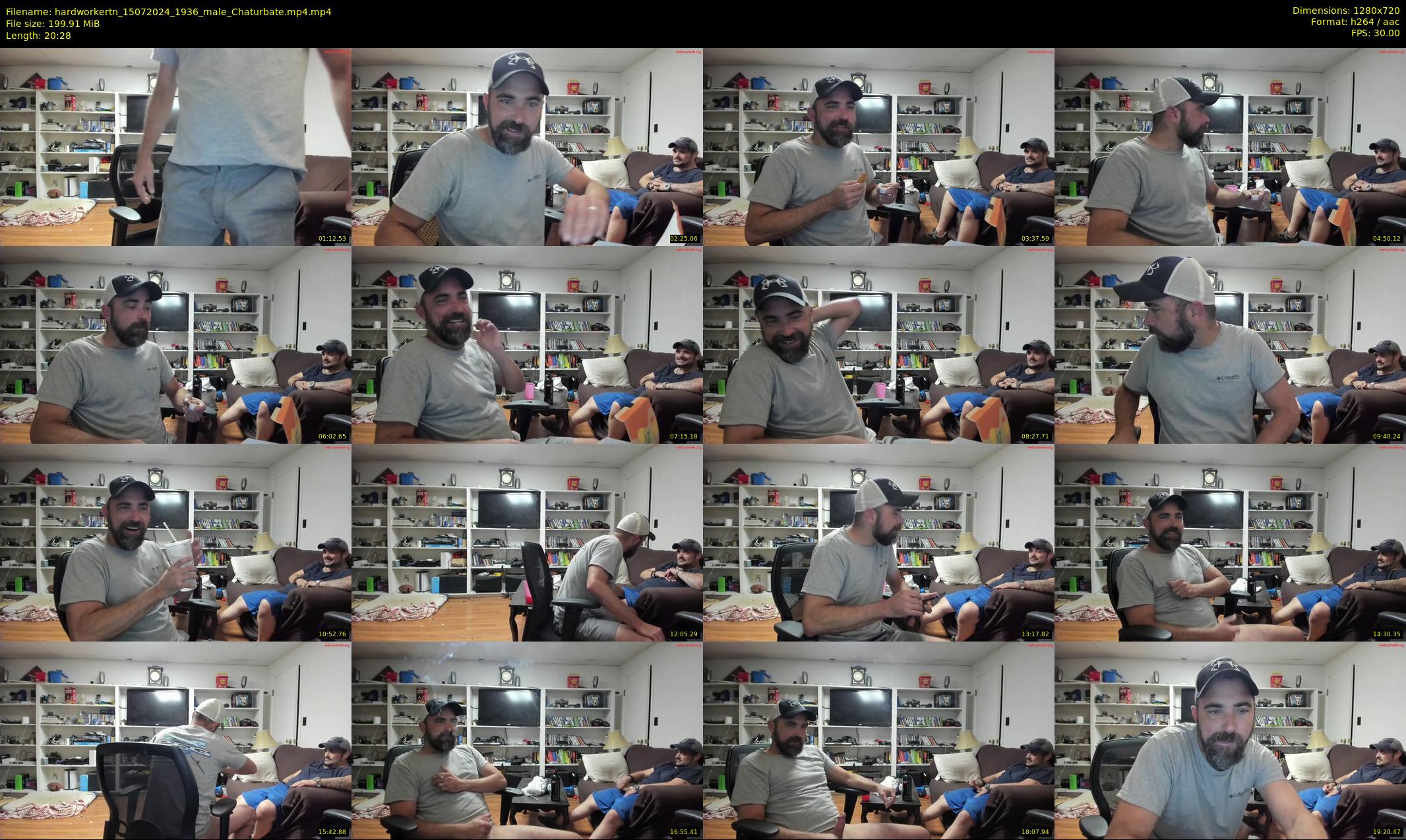 hardworkertn — 21 minute Chaturbate male cam show recording, 720p, Jul 15, 2024