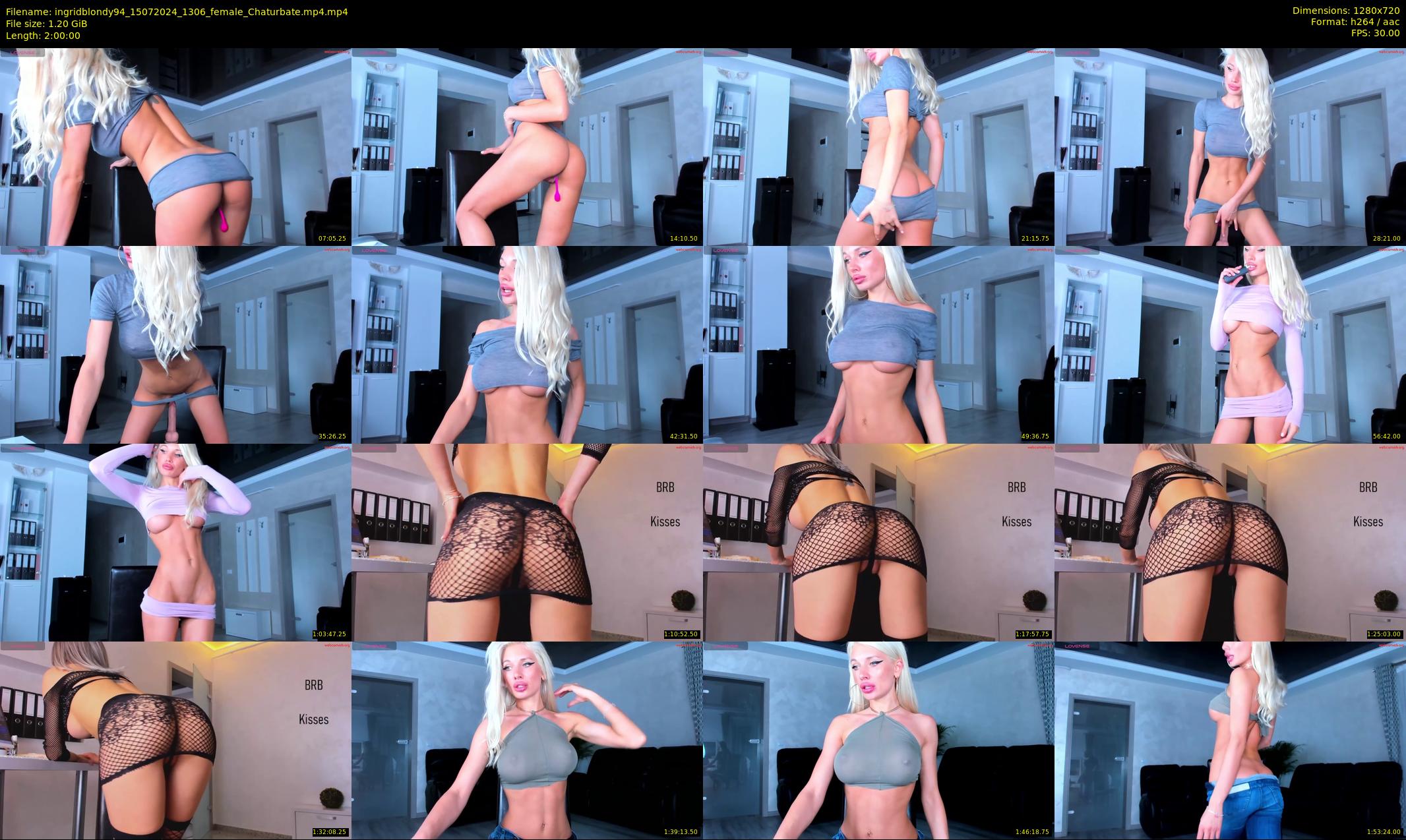 ingridblondy94 — 120 minute Chaturbate female cam show recording, 720p, Jul 15, 2024