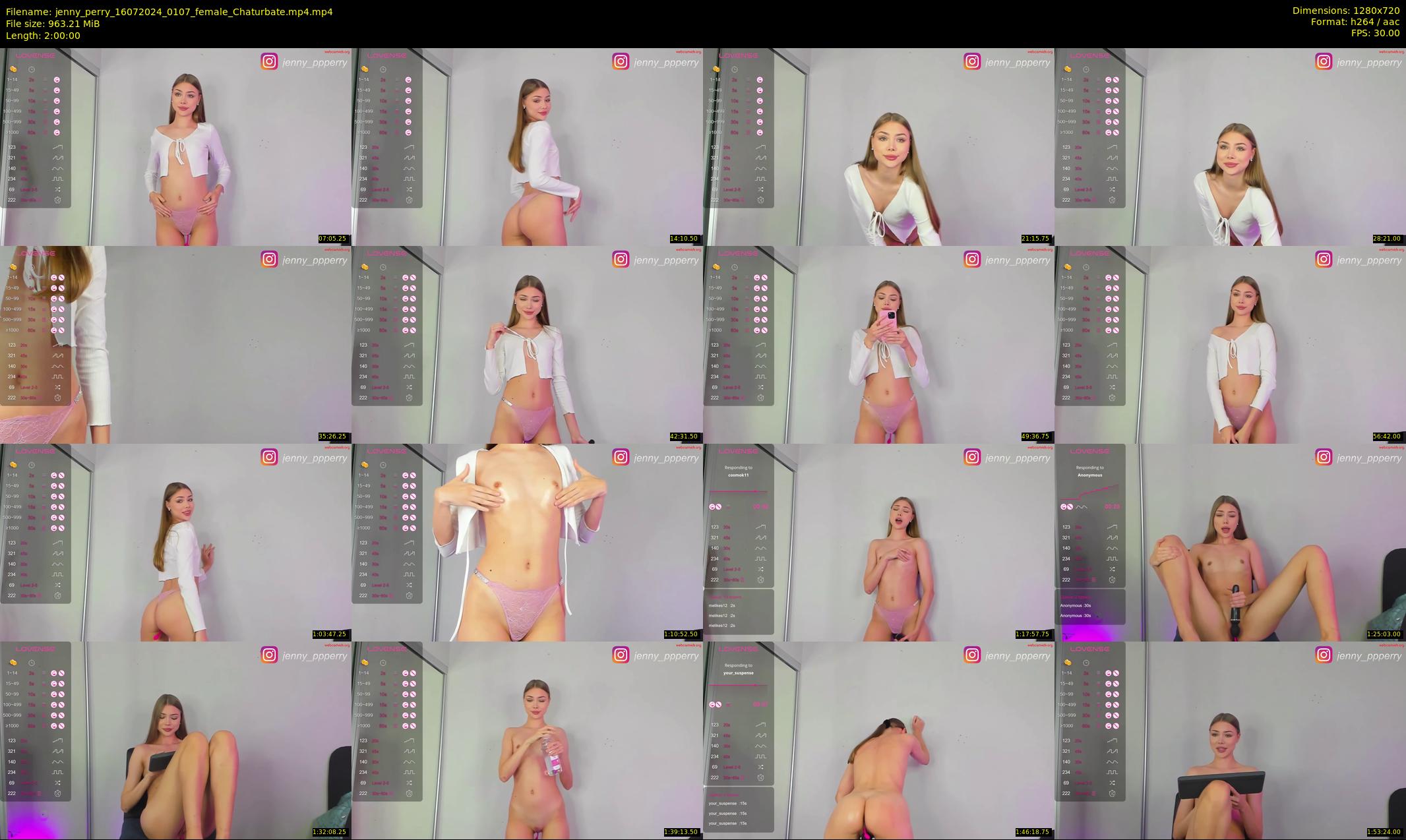 jenny_perry — 120 minute Chaturbate female cam show recording, 720p, Jul 16, 2024