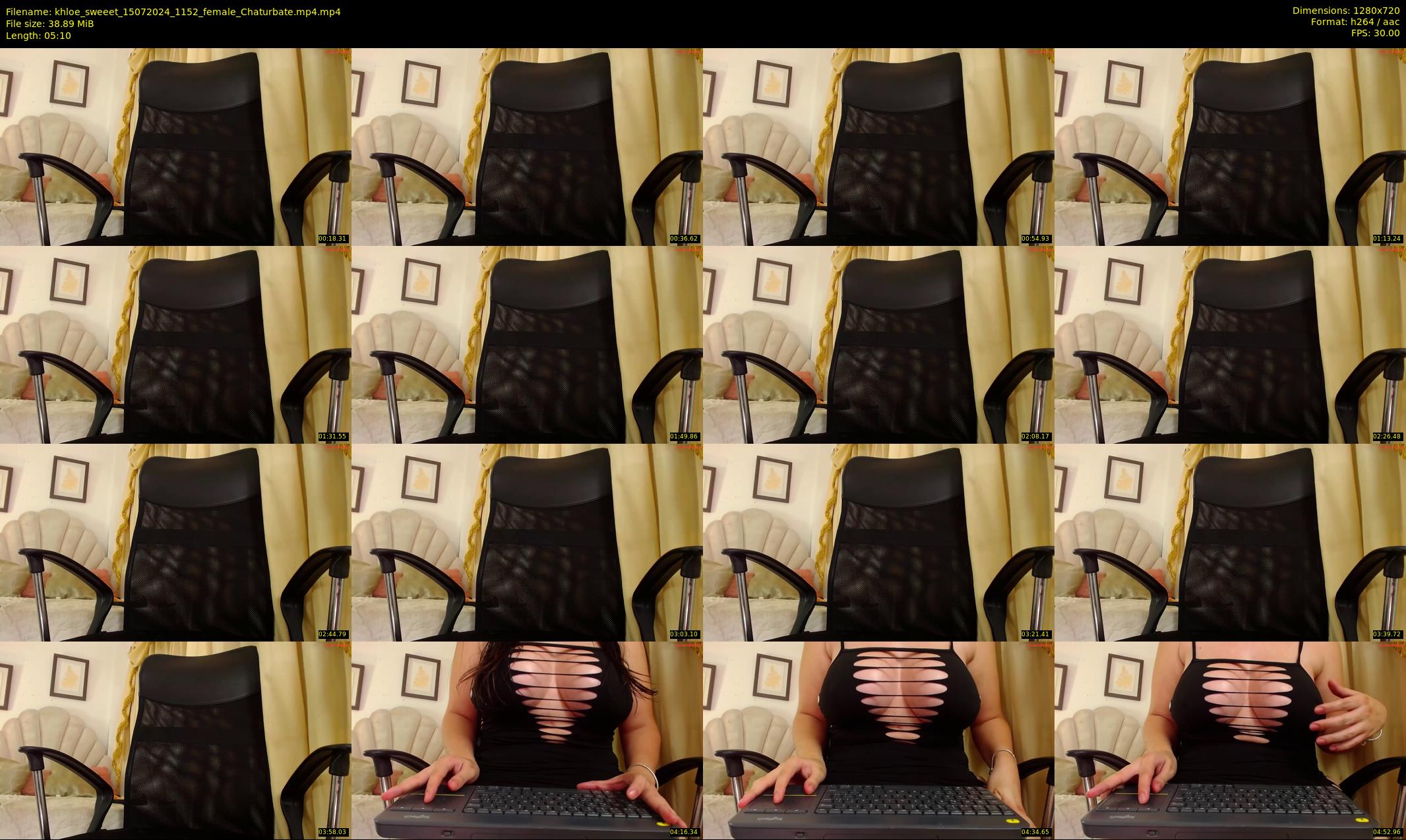 khloe_sweeet — 6 minute Chaturbate female cam show recording, 720p, Jul 15, 2024