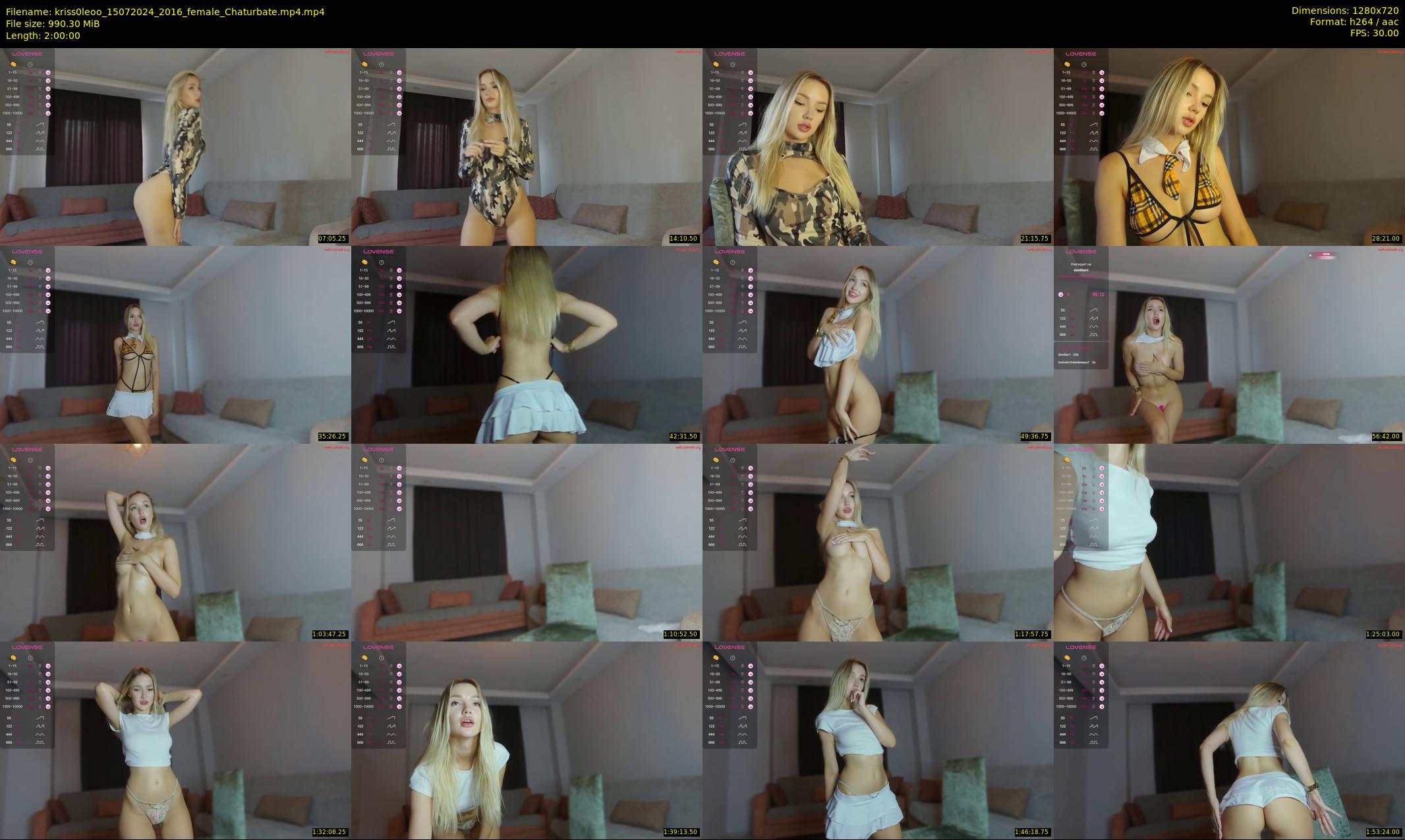 kriss0leoo — 120 minute Chaturbate couple cam show recording, 720p, Jul 15, 2024