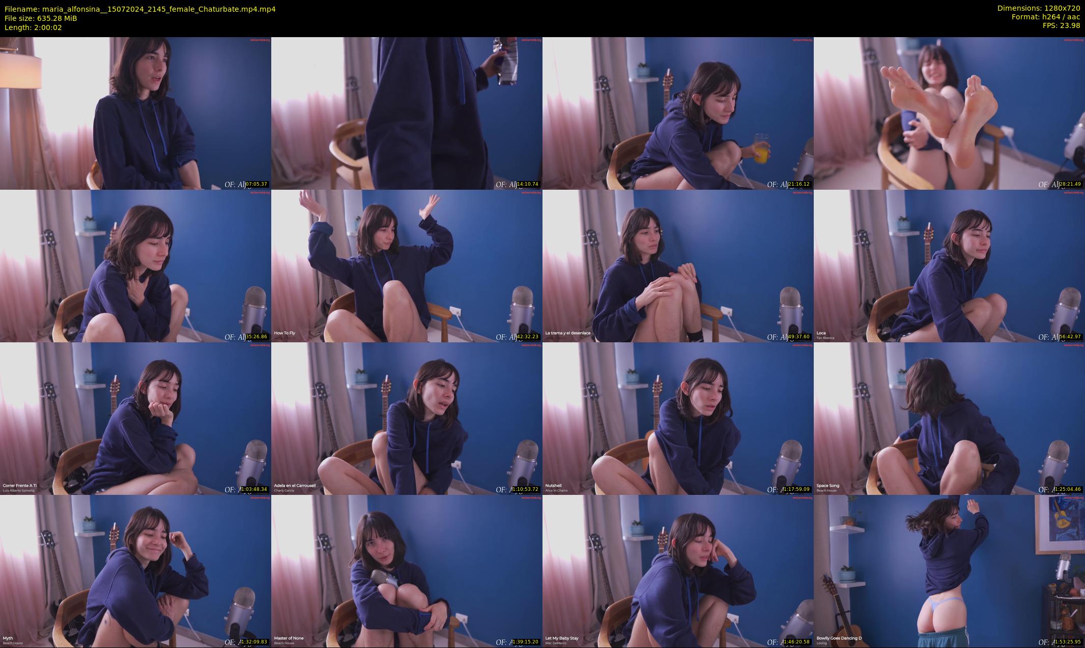 maria_alfonsina_ — 121 minute Chaturbate female cam show recording, 720p, Jul 15, 2024