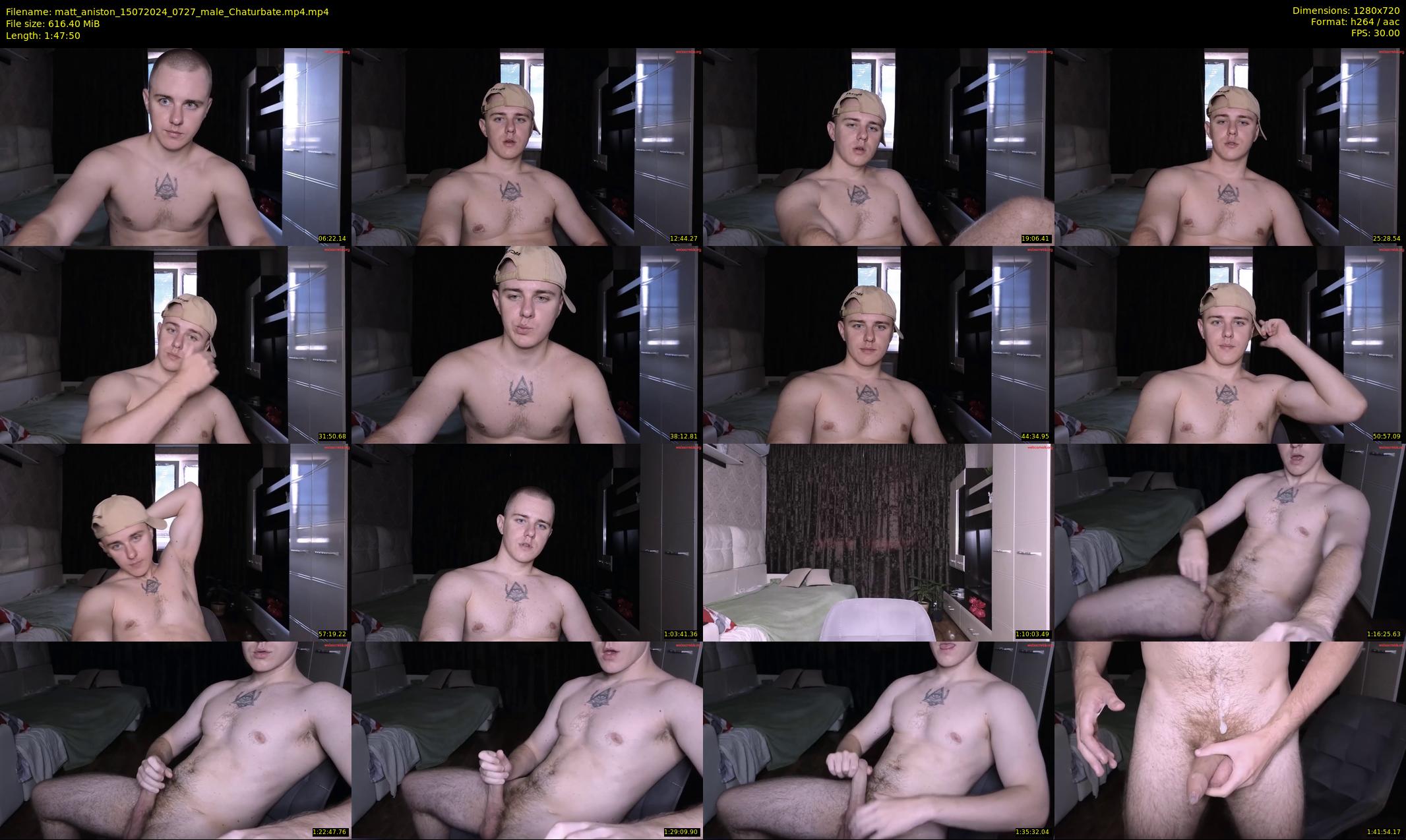 matt_aniston — 108 minute Chaturbate male cam show recording, 720p, Jul 15, 2024