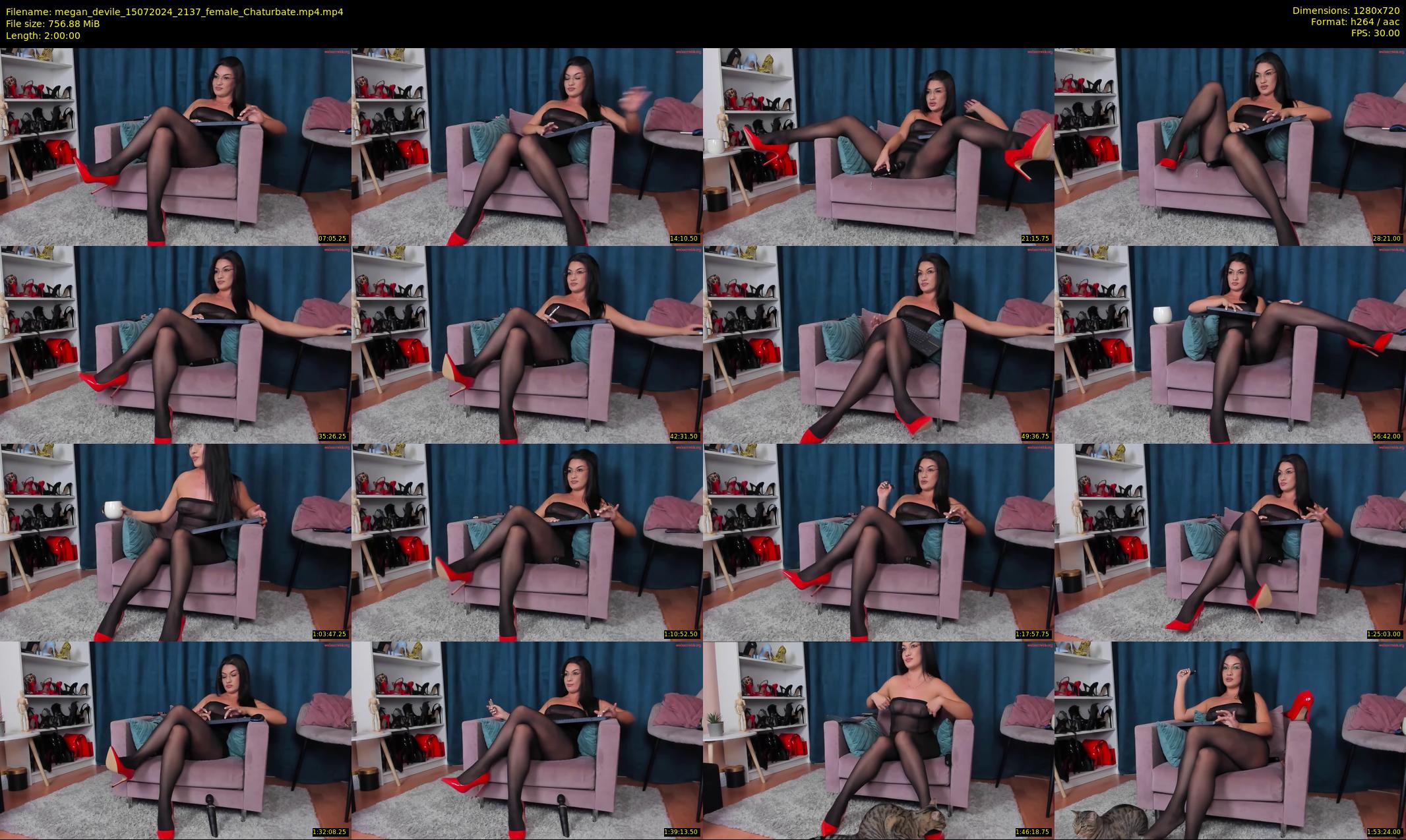 megan_devile — 120 minute Chaturbate female cam show recording, 720p, Jul 15, 2024