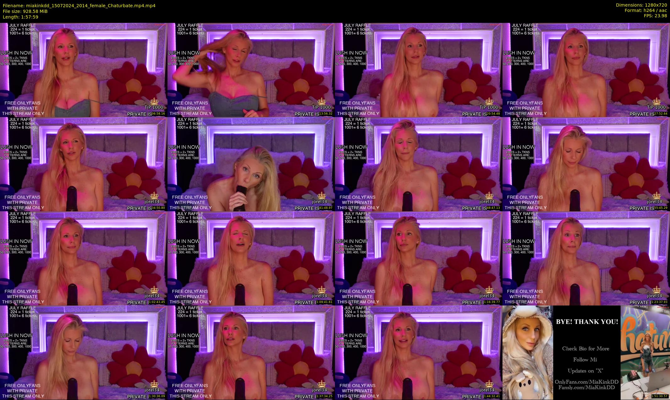 miakinkdd — 118 minute Chaturbate female cam show recording, 720p, Jul 15, 2024
