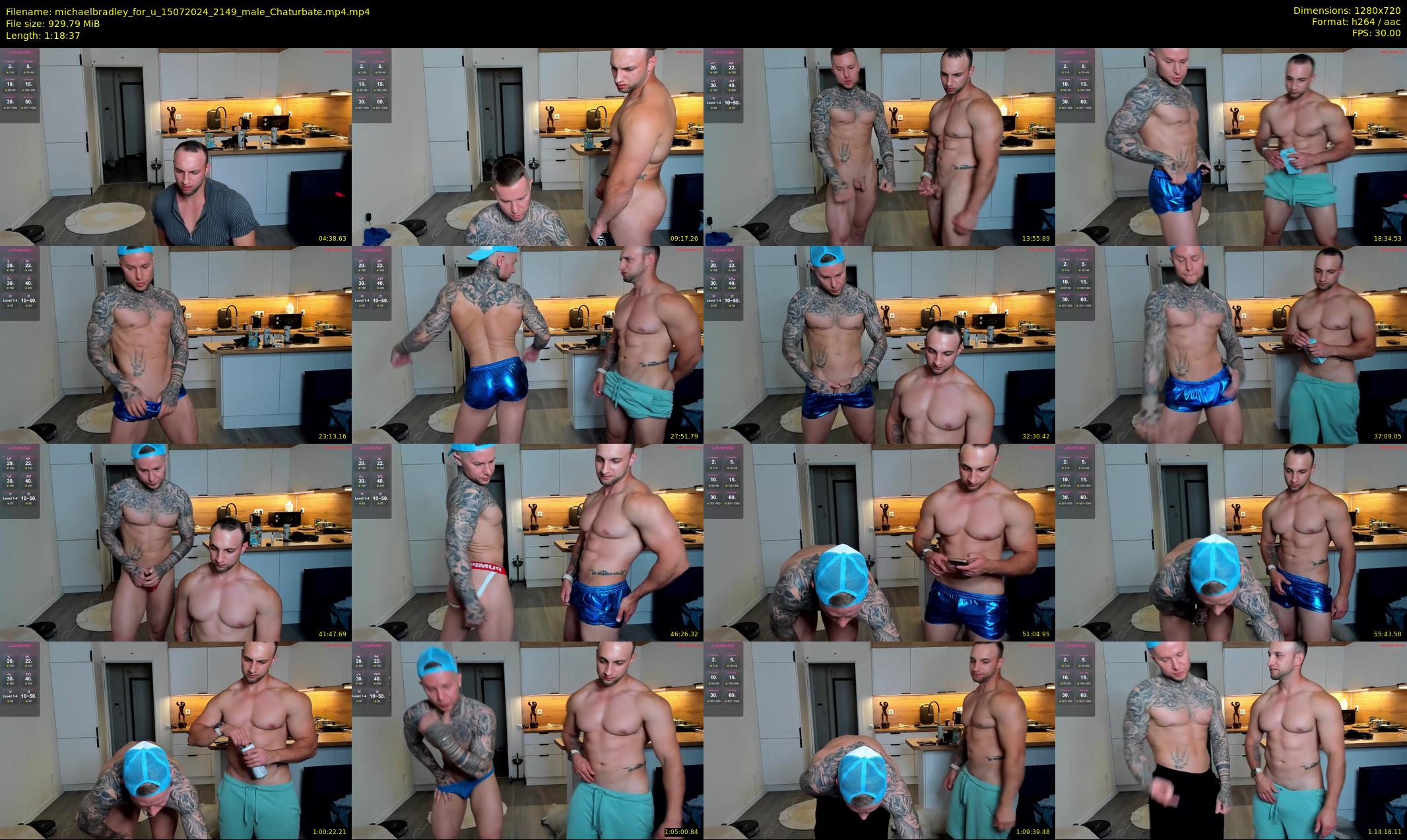 michaelbradley_for_u — 79 minute Chaturbate male cam show recording, 720p, Jul 15, 2024
