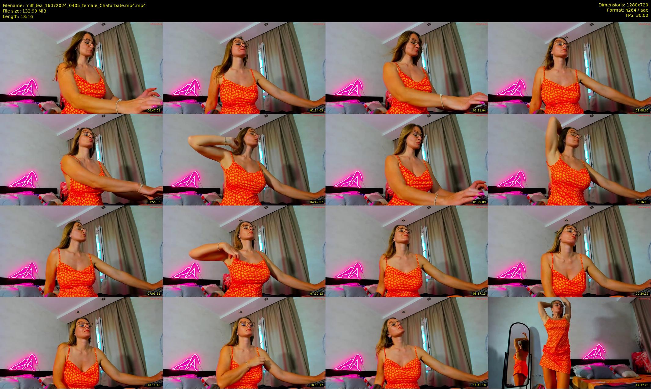 milf_tea — 14 minute Chaturbate female cam show recording, 720p, Jul 16, 2024
